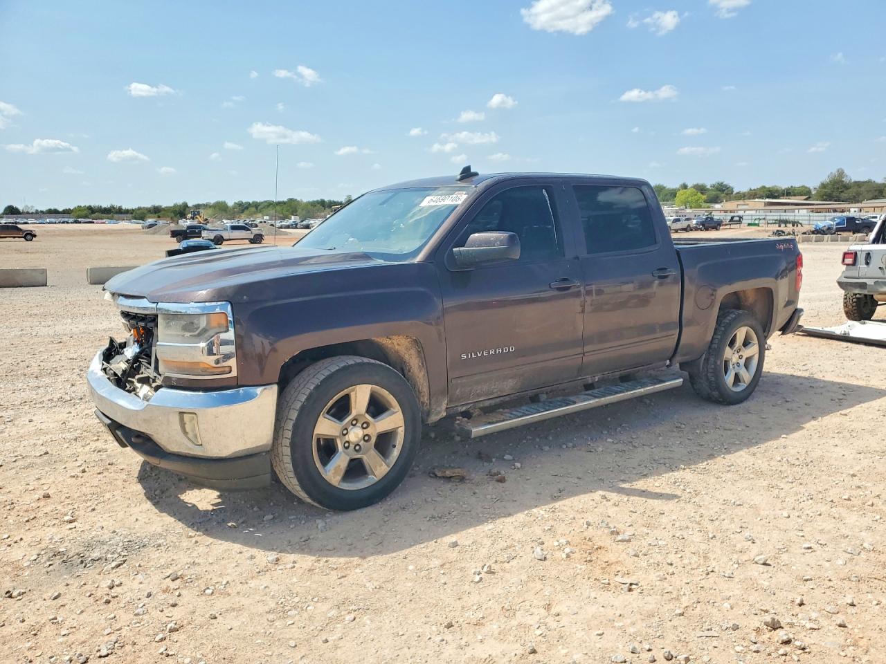 2016 Chevrolet Silverado K1500 Lt Brown vin: 3GCUKREC7GG186855