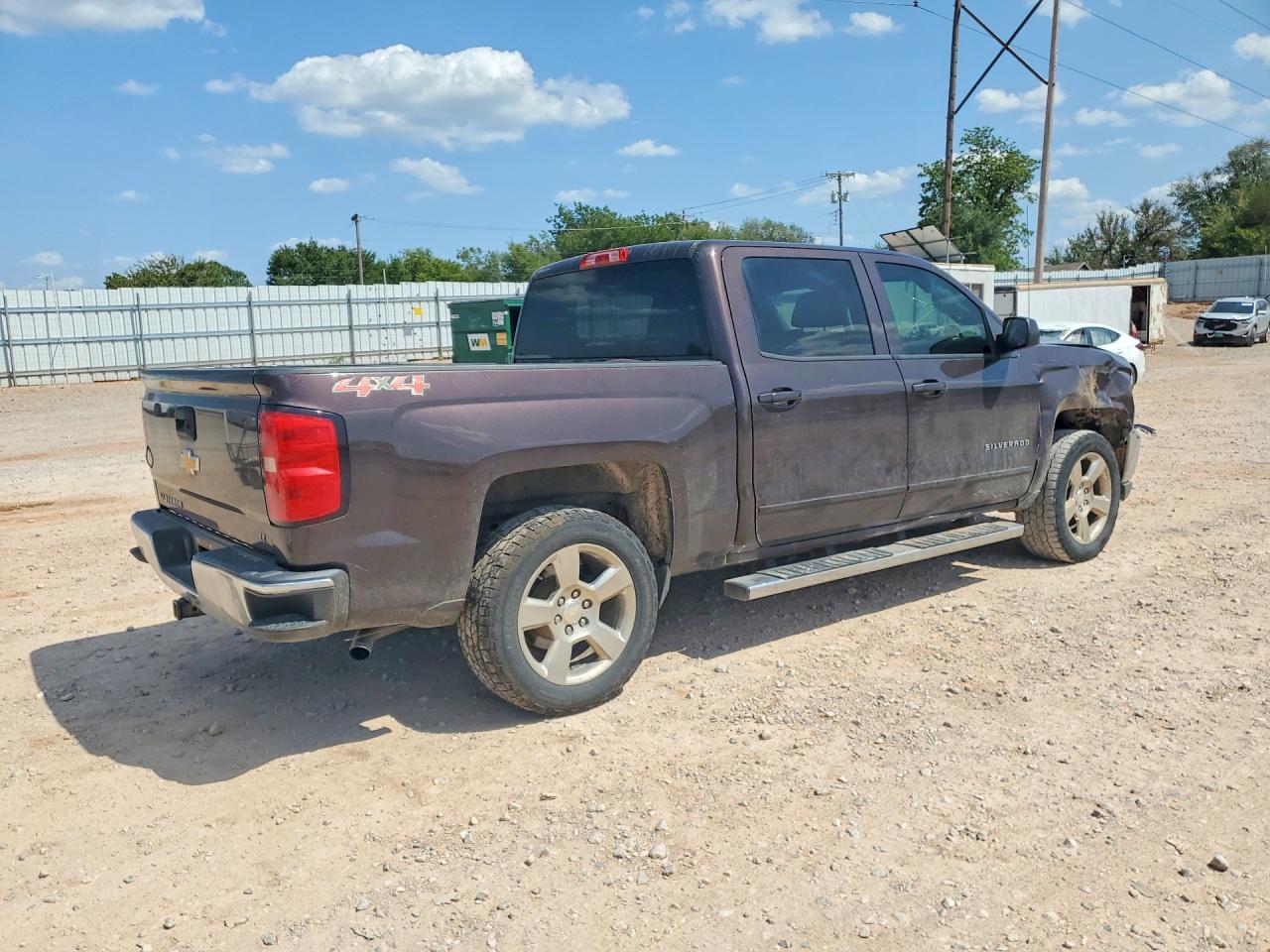 2016 Chevrolet Silverado K1500 Lt Brown vin: 3GCUKREC7GG186855