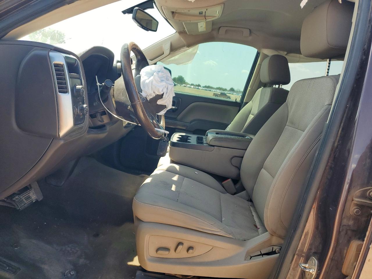 2016 Chevrolet Silverado K1500 Lt Brown vin: 3GCUKREC7GG186855