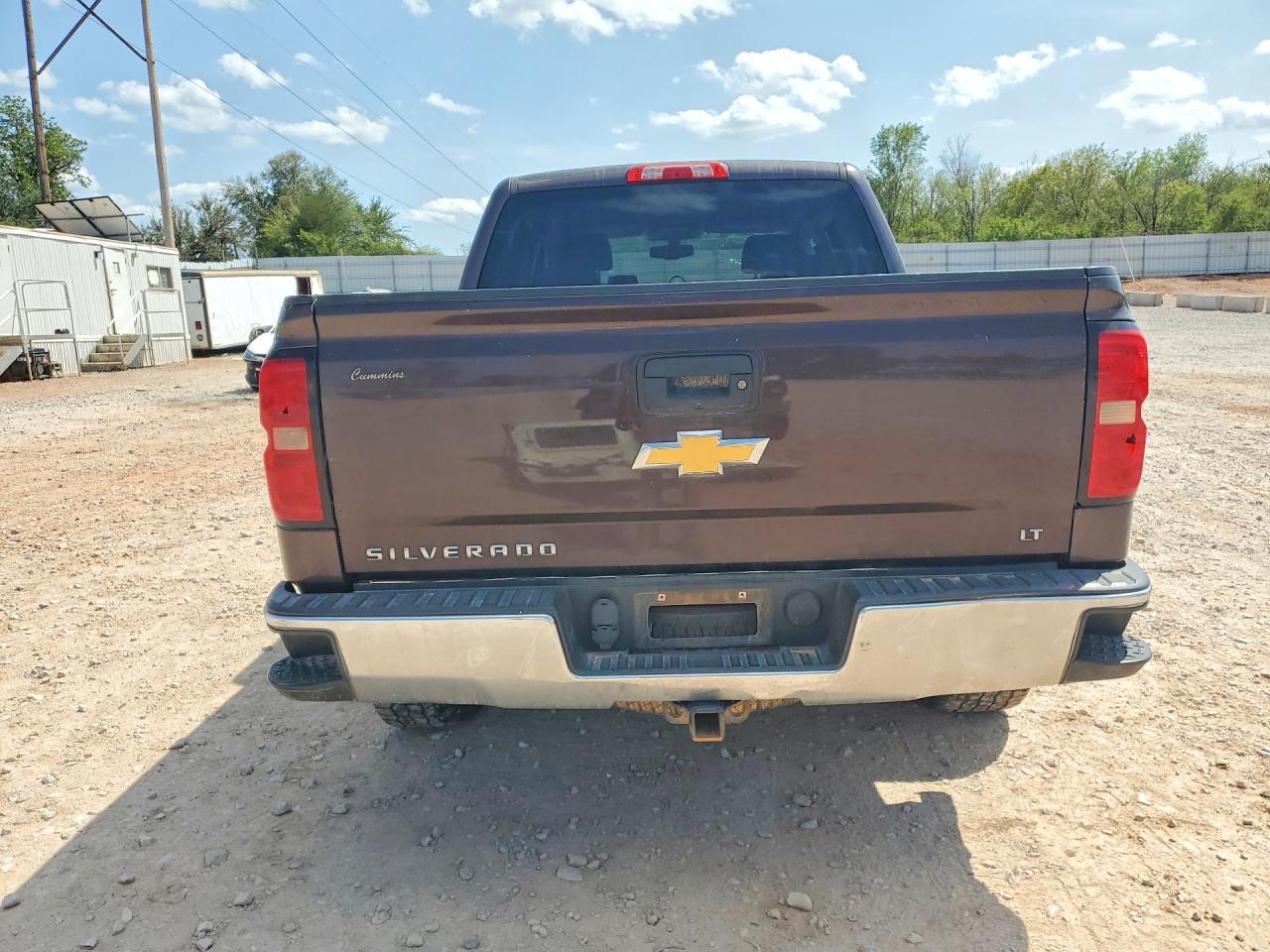 2016 Chevrolet Silverado K1500 Lt Brown vin: 3GCUKREC7GG186855