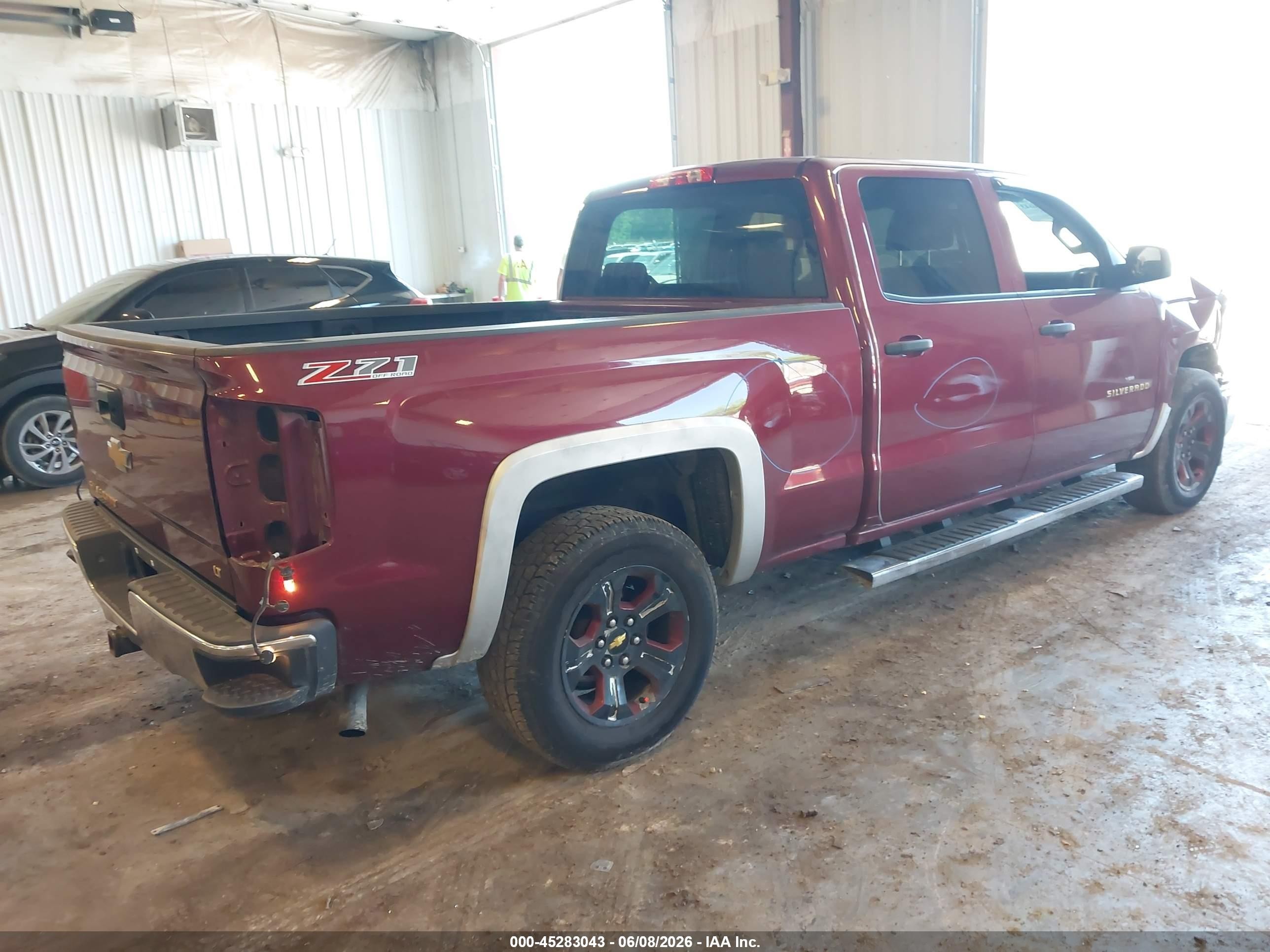 2014 Chevrolet Silverado 1500 1lt/2lt Бордовый vin: 3GCUKREC8EG106198