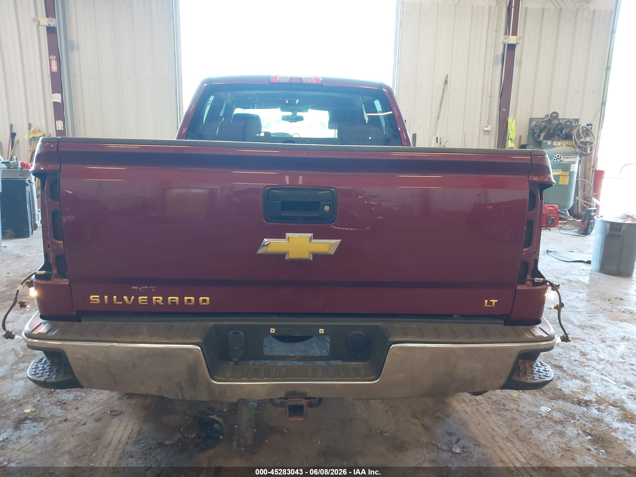 2014 Chevrolet Silverado 1500 1lt/2lt Бордовый vin: 3GCUKREC8EG106198