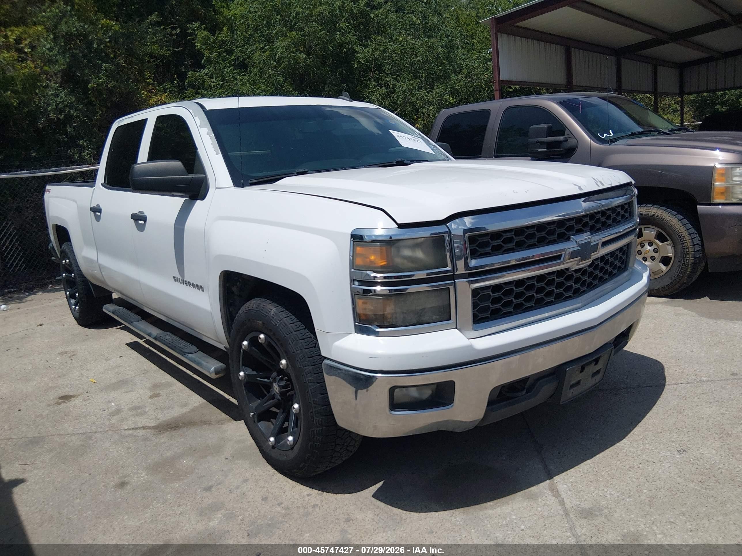 2014 Chevrolet Silverado 1500 Lt Белый vin: 3GCUKREC8EG120098