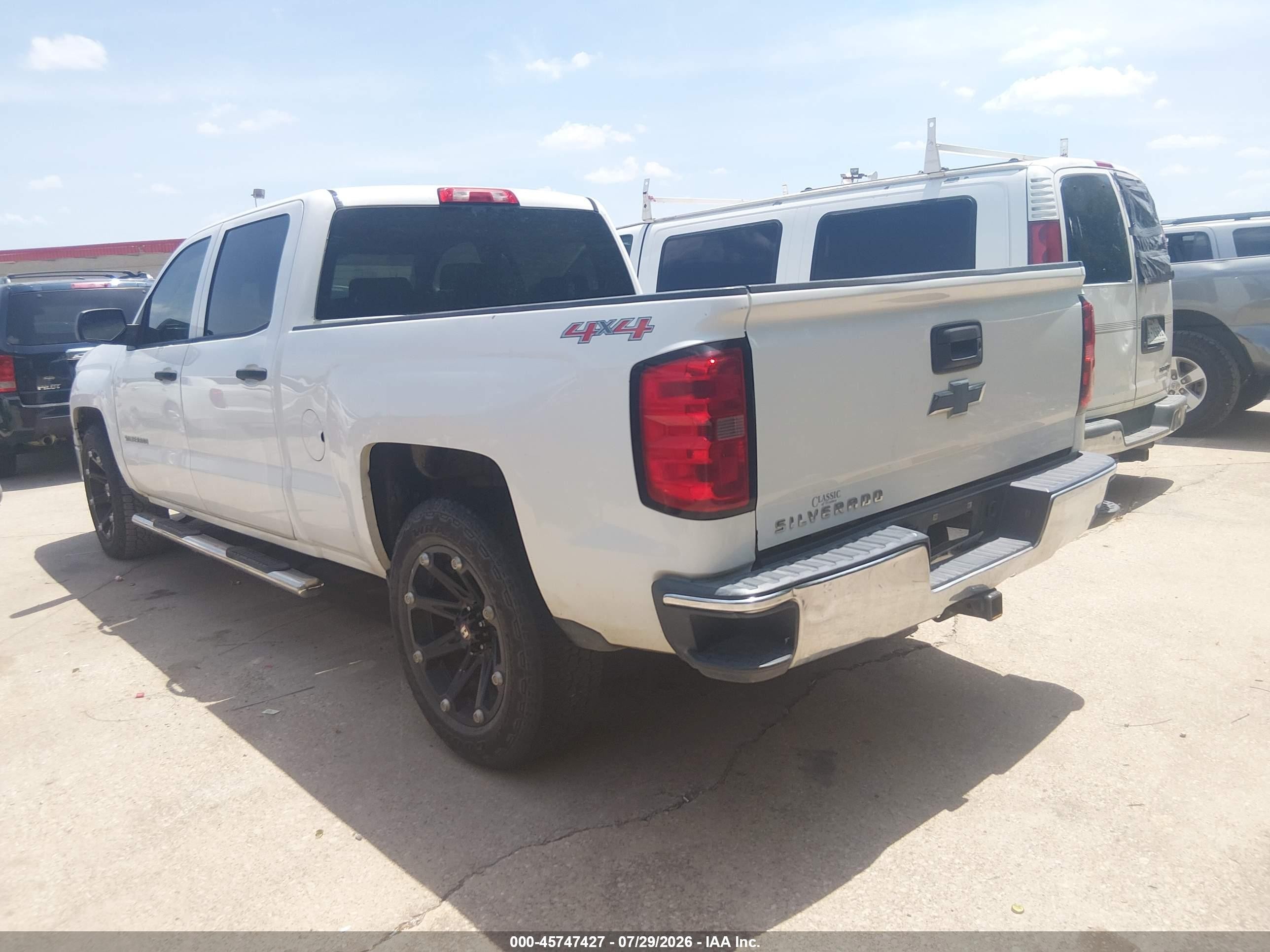 2014 Chevrolet Silverado 1500 Lt Белый vin: 3GCUKREC8EG120098