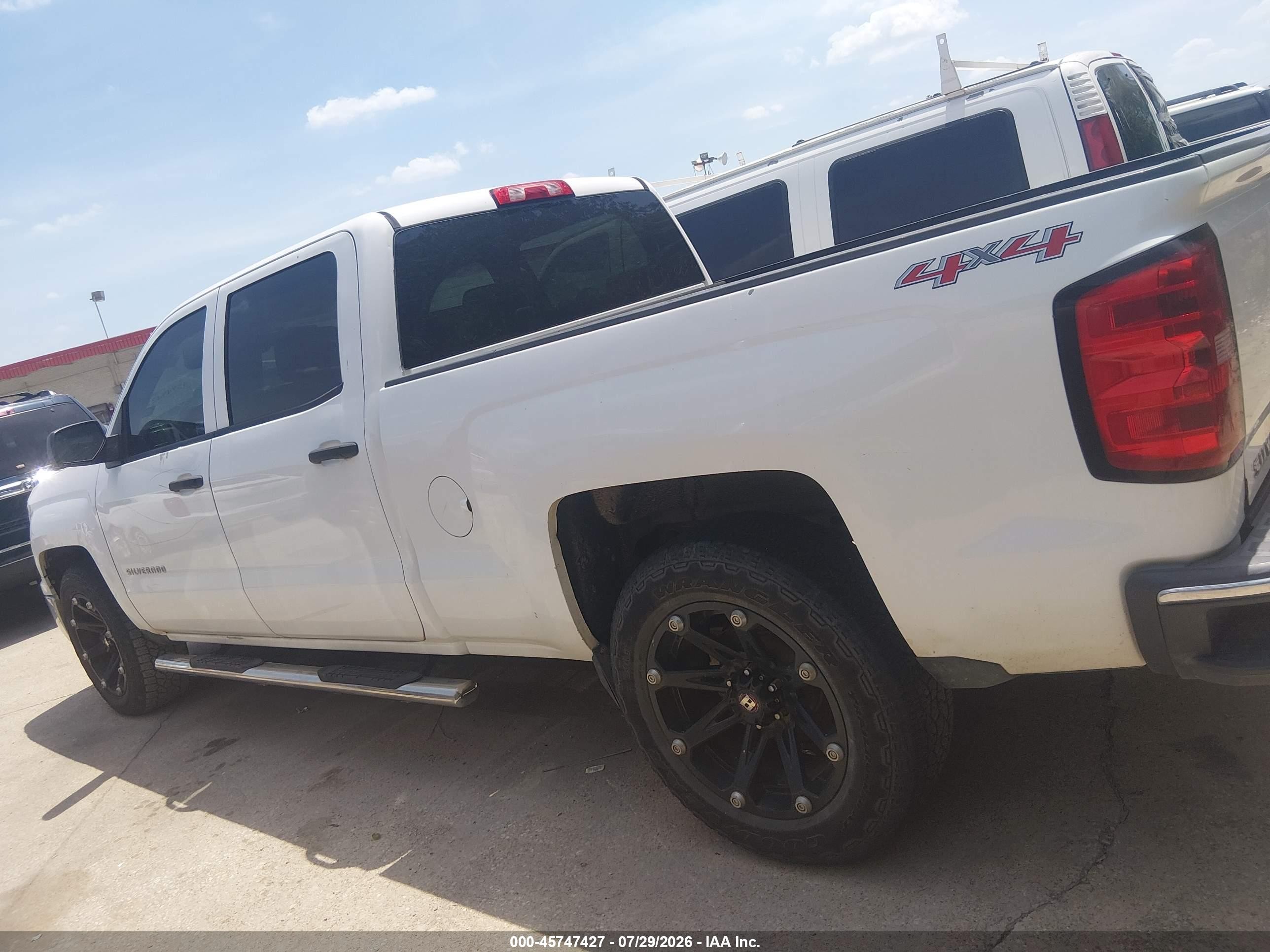 2014 Chevrolet Silverado 1500 Lt Белый vin: 3GCUKREC8EG120098