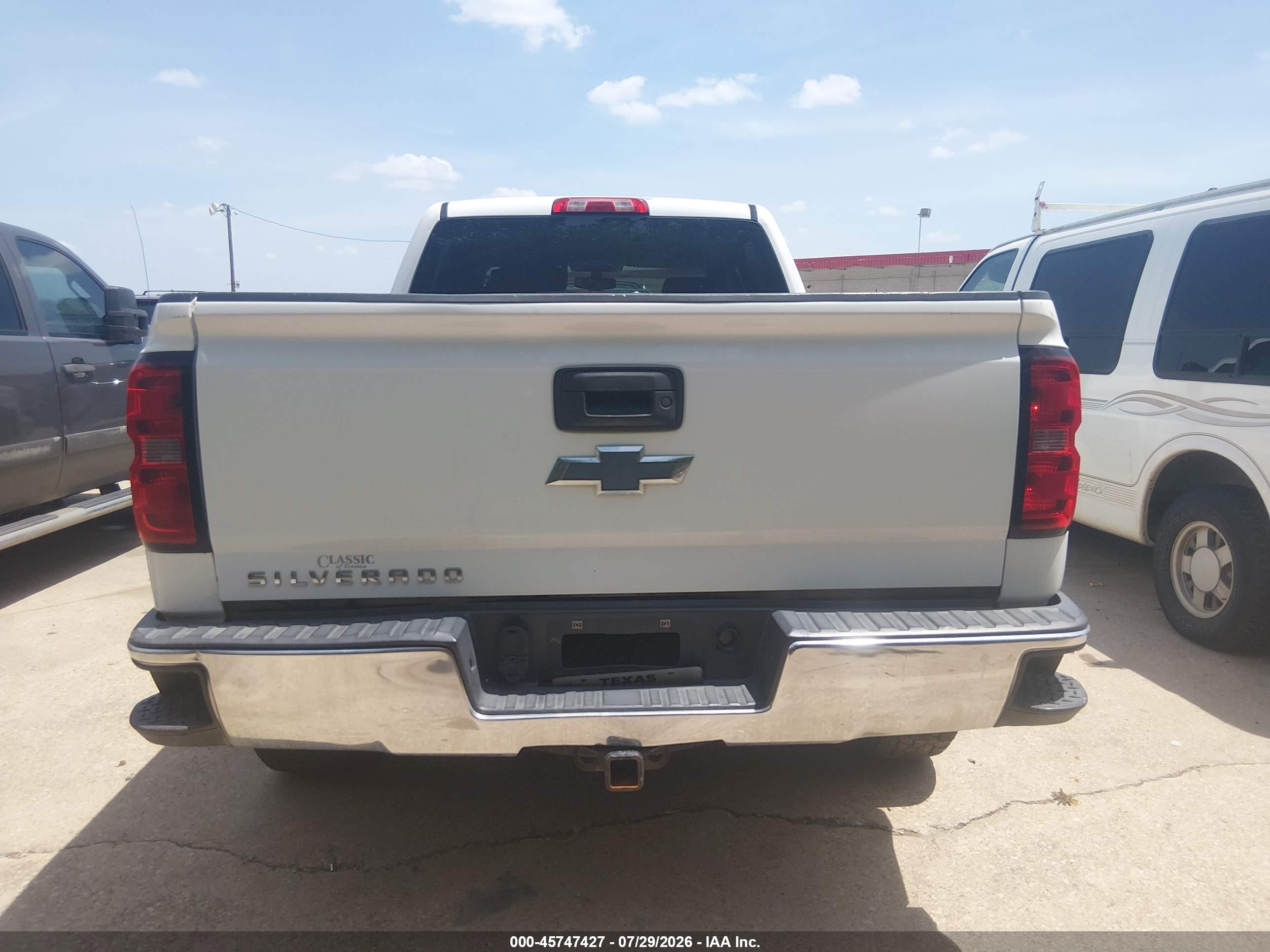2014 Chevrolet Silverado 1500 Lt Белый vin: 3GCUKREC8EG120098