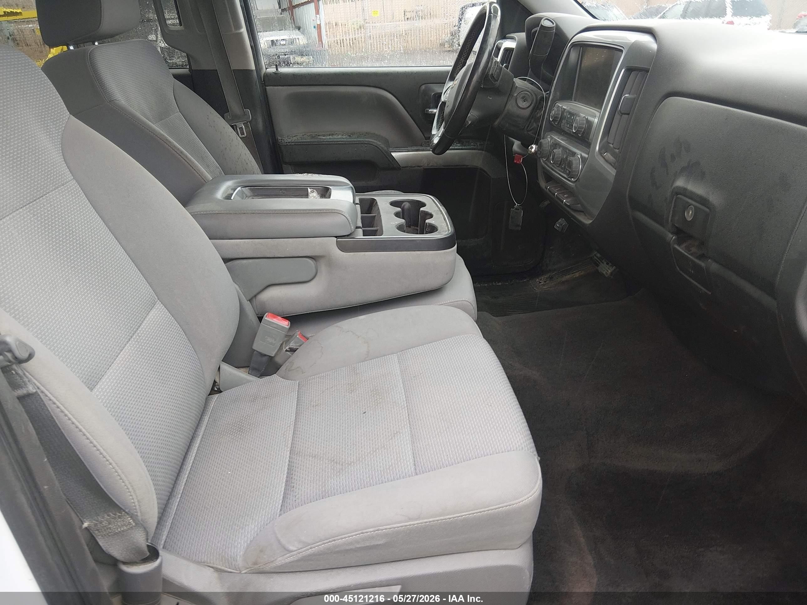 2014 Chevrolet Silverado 1500 1lt White vin: 3GCUKREC8EG179703