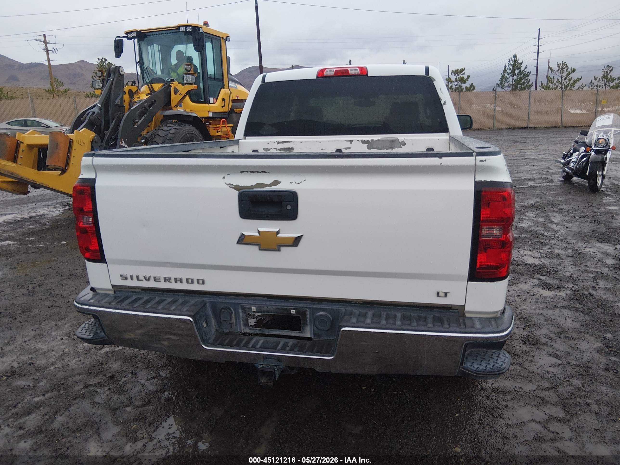 2014 Chevrolet Silverado 1500 1lt White vin: 3GCUKREC8EG179703