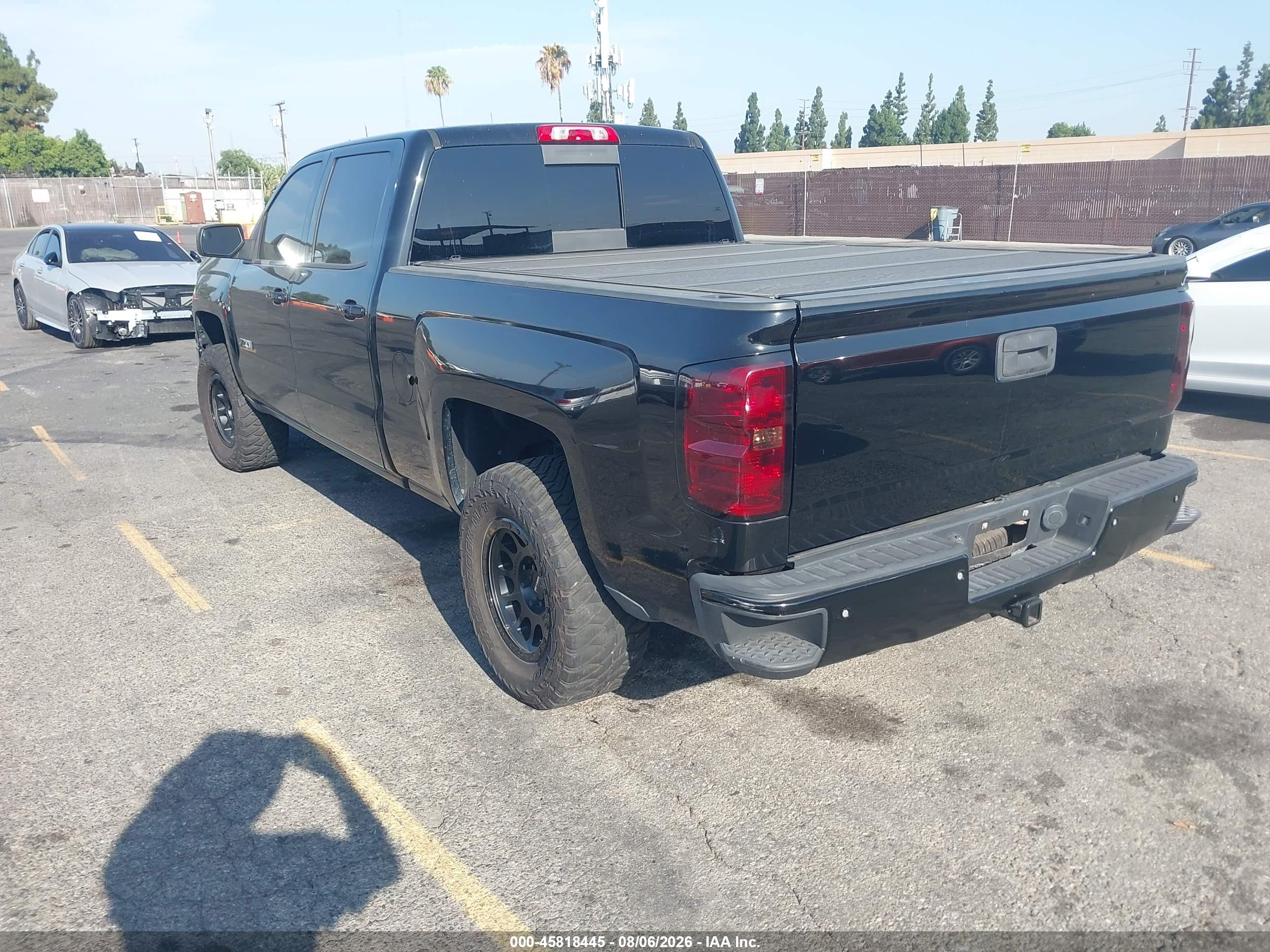 2014 Chevrolet Silverado 1500 Lt Black vin: 3GCUKREC8EG239091