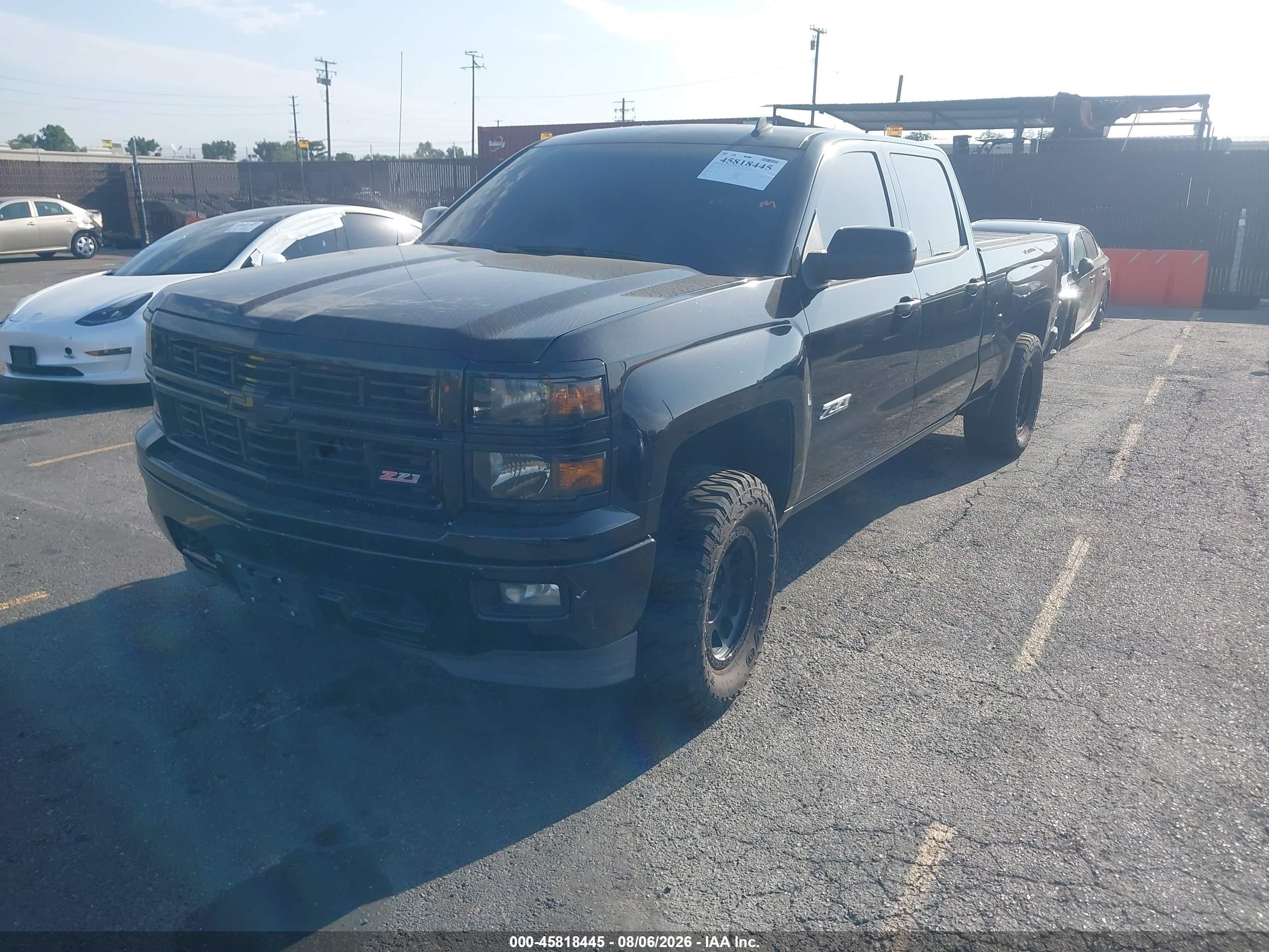 2014 Chevrolet Silverado 1500 Lt Black vin: 3GCUKREC8EG239091