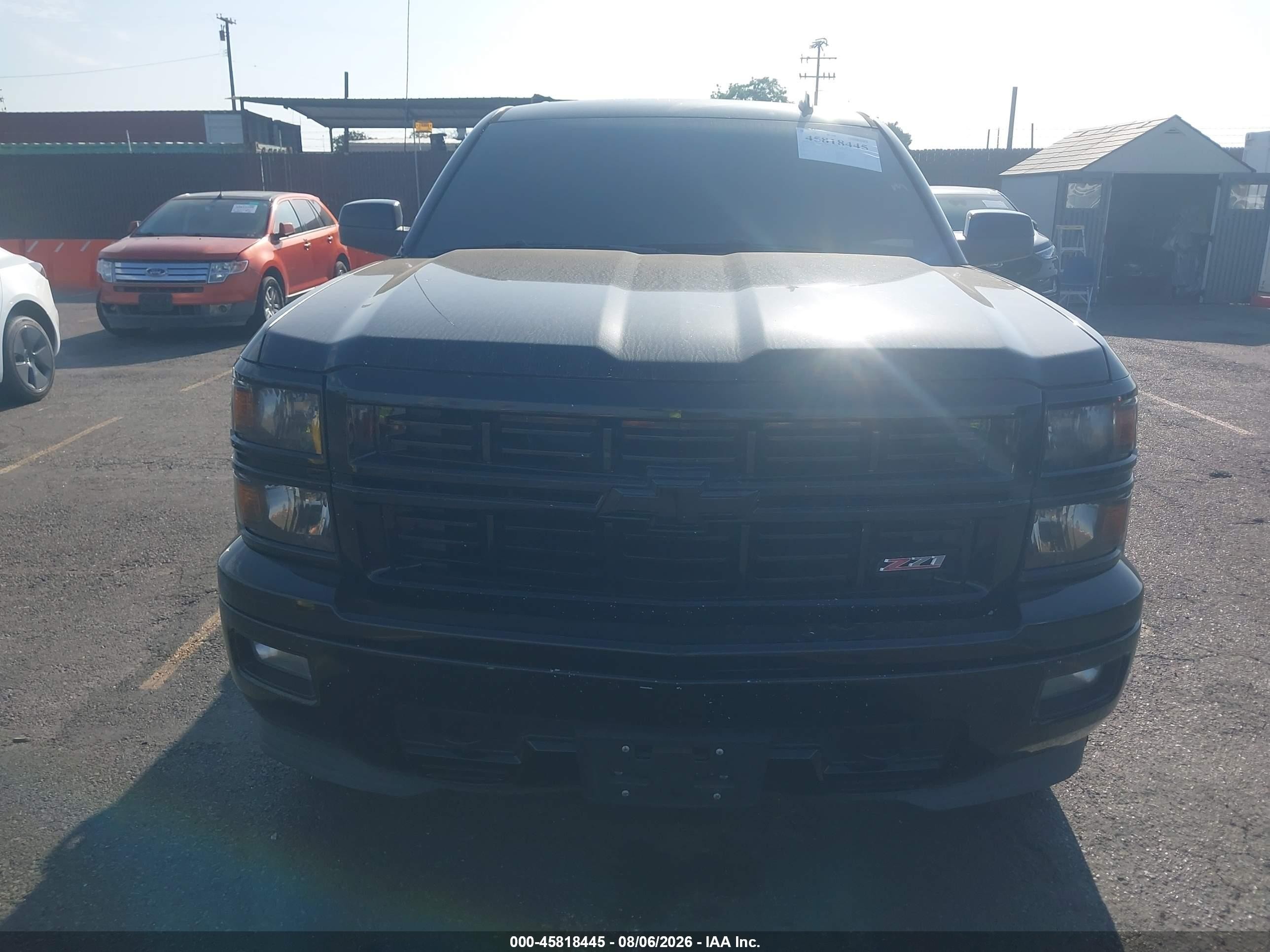 2014 Chevrolet Silverado 1500 Lt Black vin: 3GCUKREC8EG239091