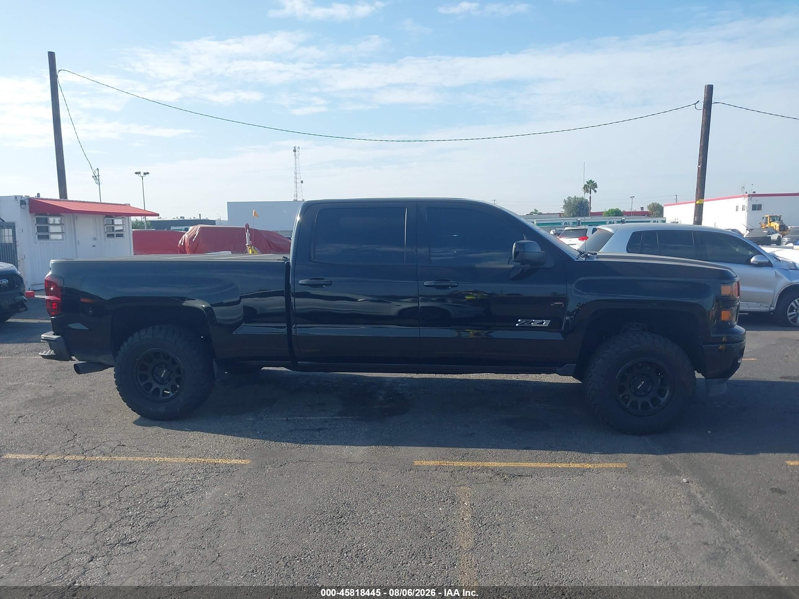 2014 Chevrolet Silverado 1500 Lt Black vin: 3GCUKREC8EG239091