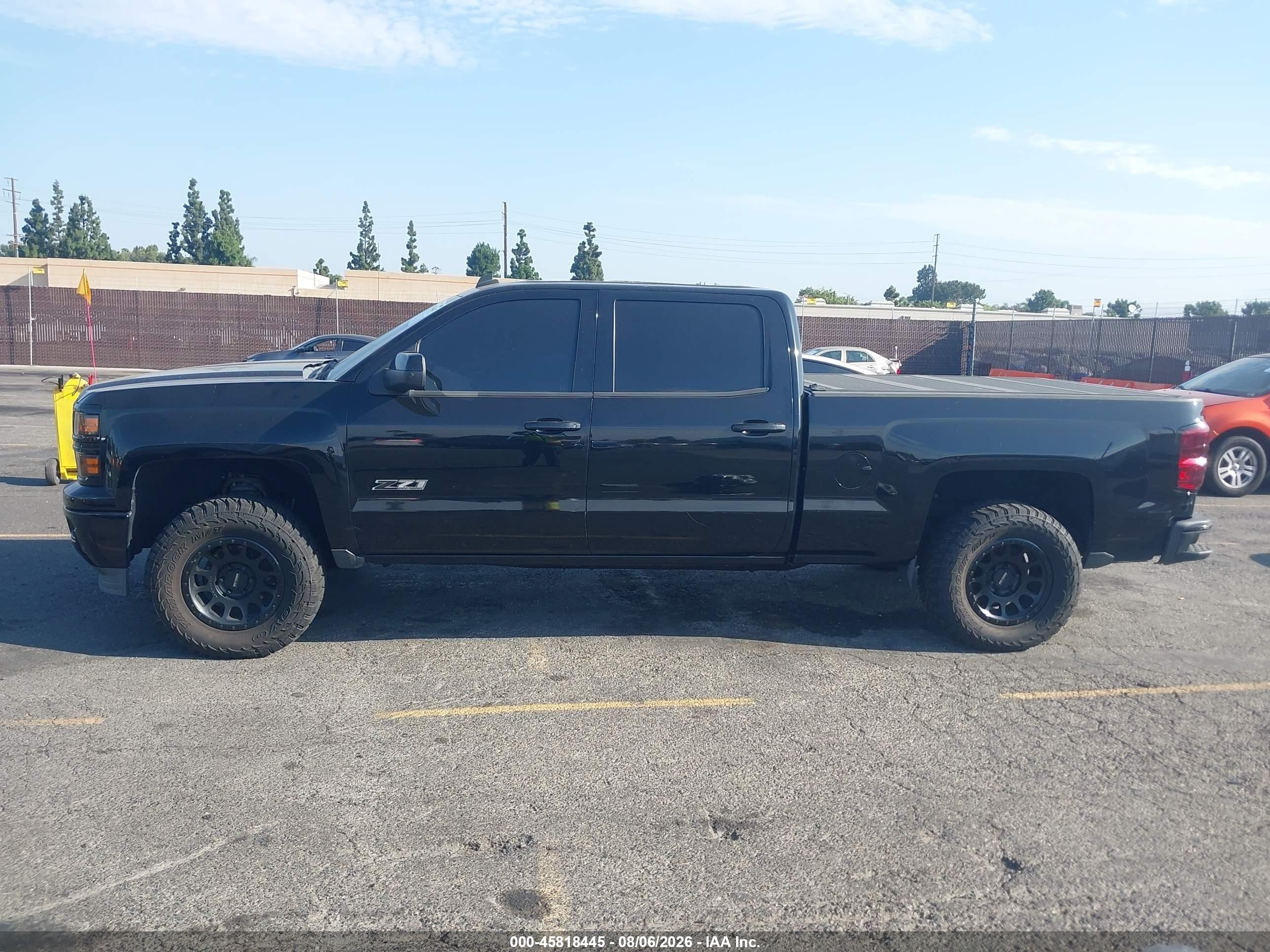 2014 Chevrolet Silverado 1500 Lt Black vin: 3GCUKREC8EG239091