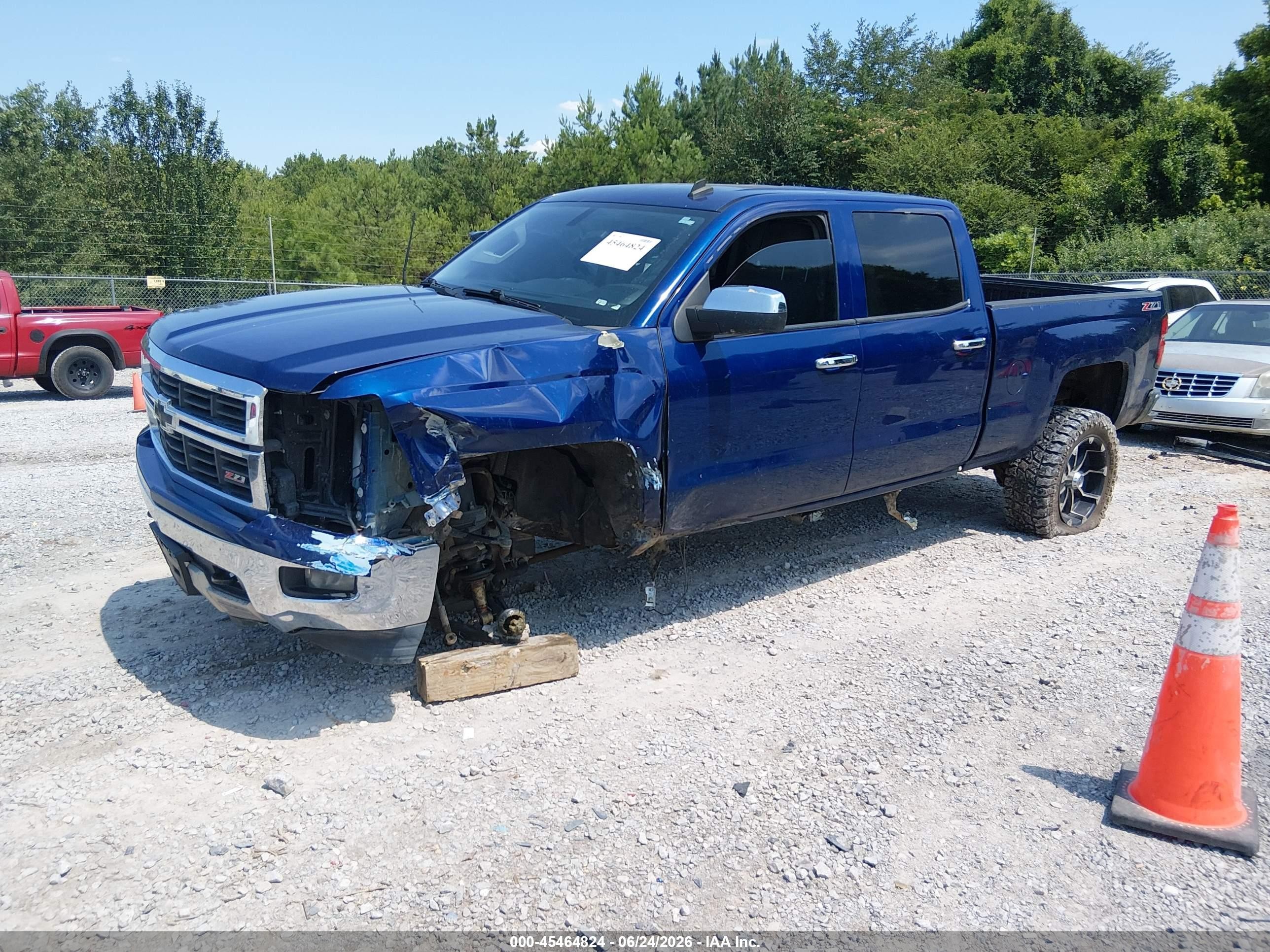2014 Chevrolet Silverado 1500 Lt Синий vin: 3GCUKREC8EG248843