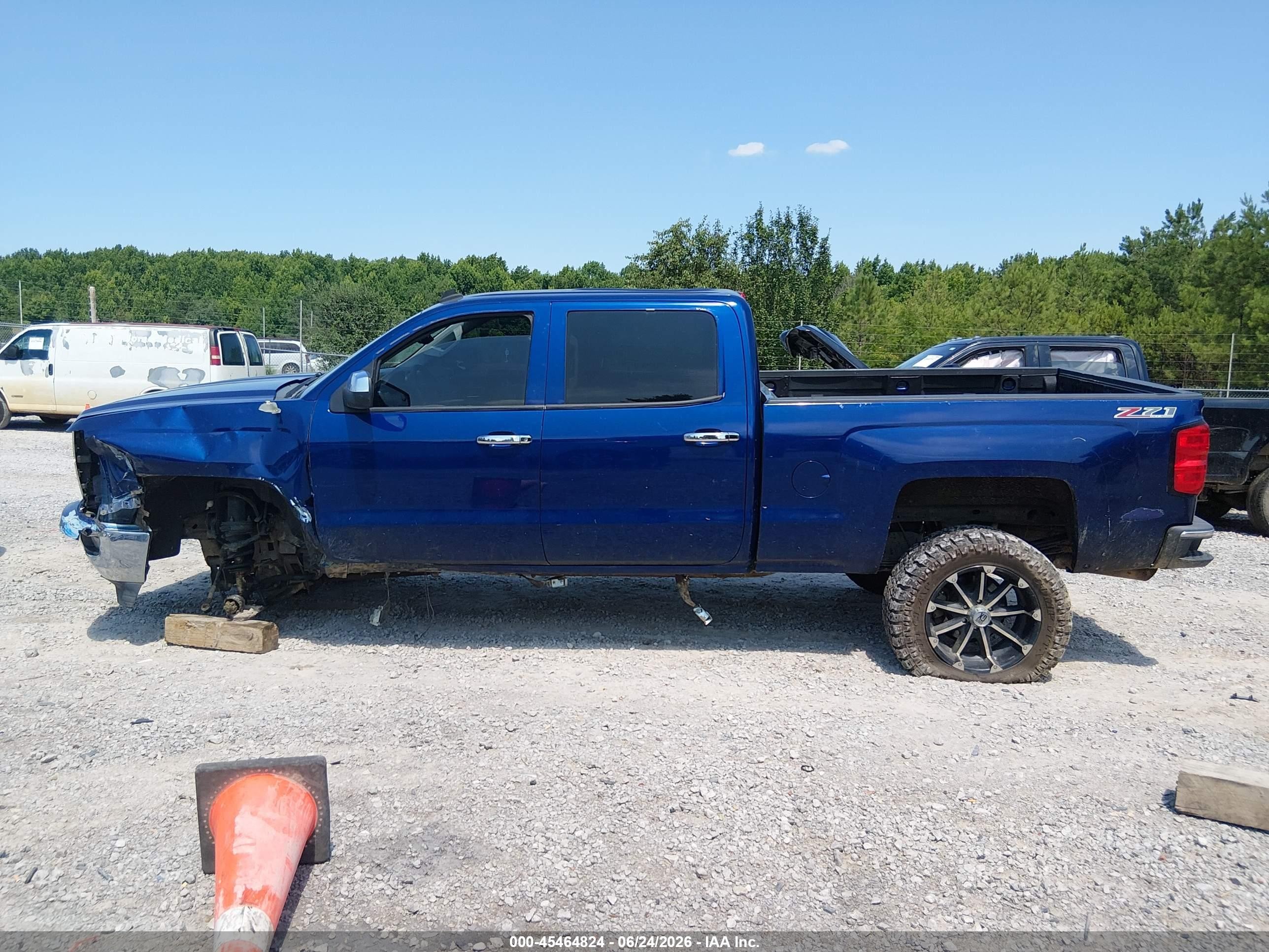 2014 Chevrolet Silverado 1500 Lt Синий vin: 3GCUKREC8EG248843