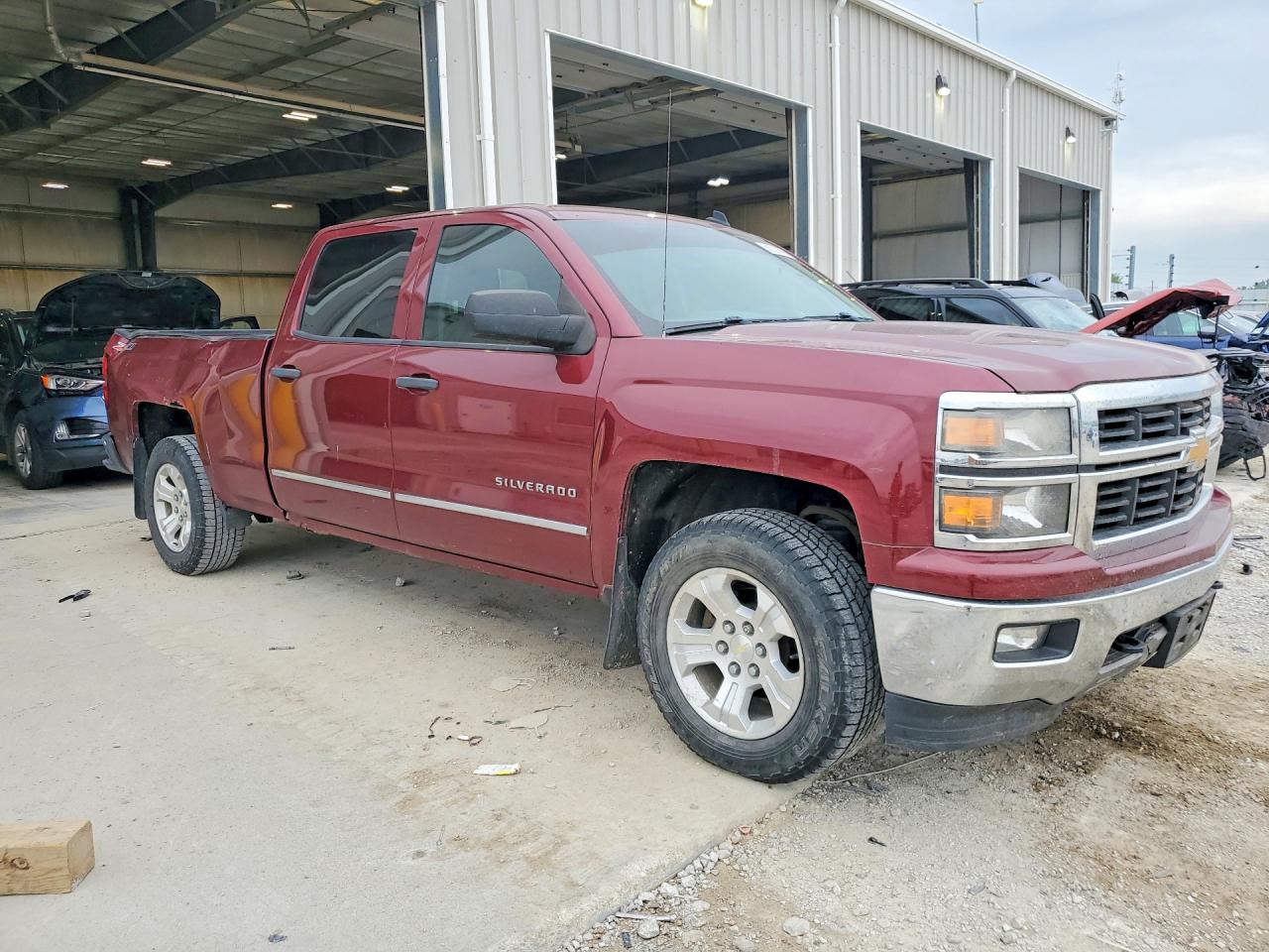 2014 Chevrolet Silverado K1500 Lt Темно-бордовый vin: 3GCUKREC8EG271104