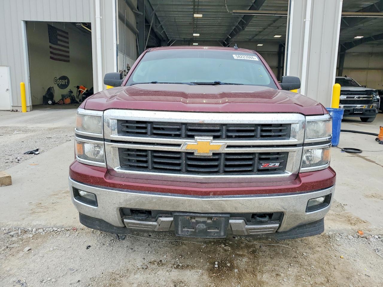2014 Chevrolet Silverado K1500 Lt Темно-бордовый vin: 3GCUKREC8EG271104