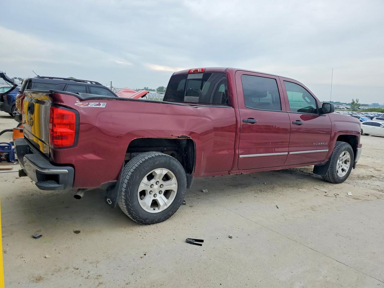 2014 Chevrolet Silverado K1500 Lt Темно-бордовый vin: 3GCUKREC8EG271104