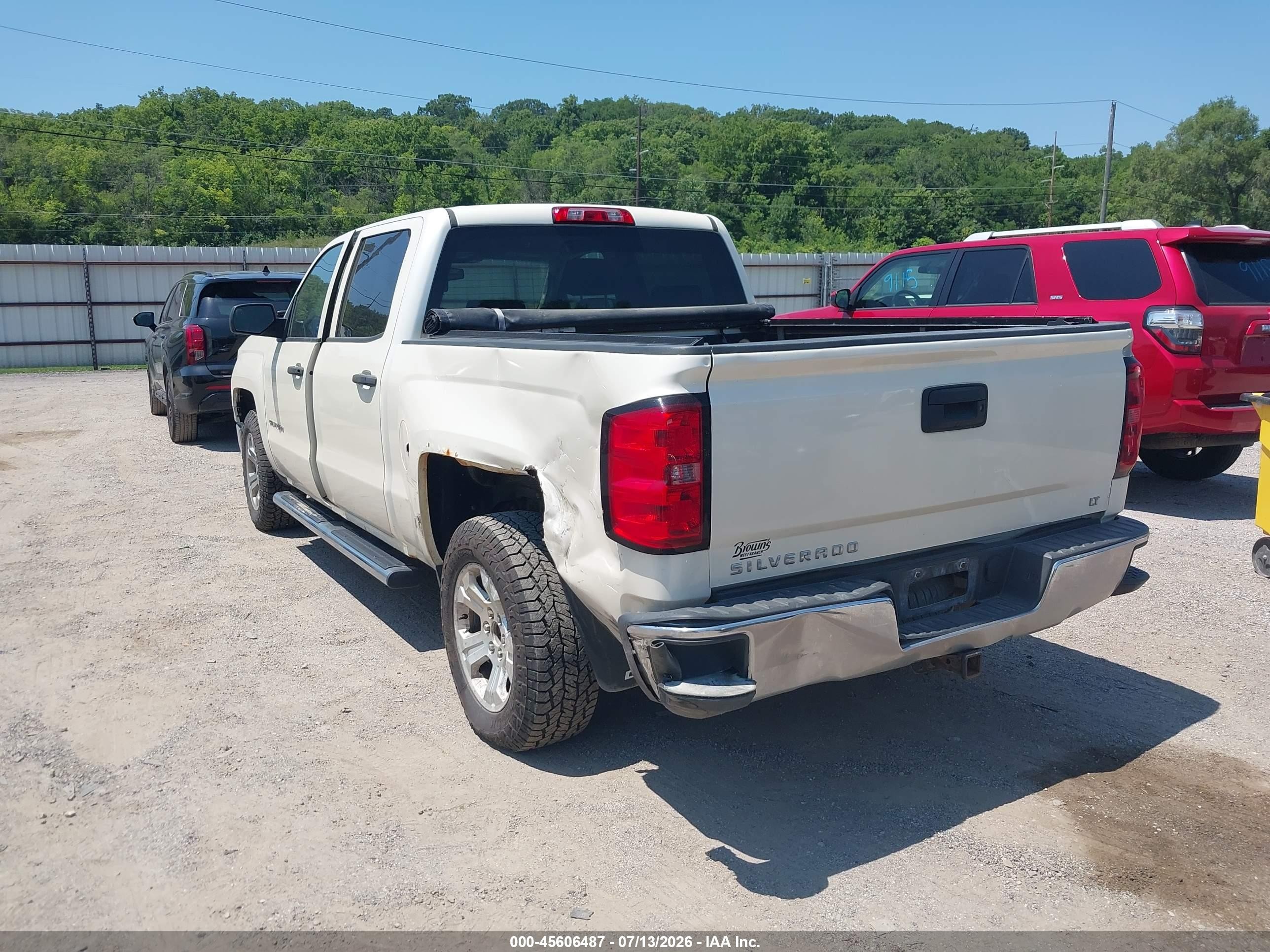 2014 Chevrolet Silverado 1500 Lt Белый vin: 3GCUKREC8EG276822