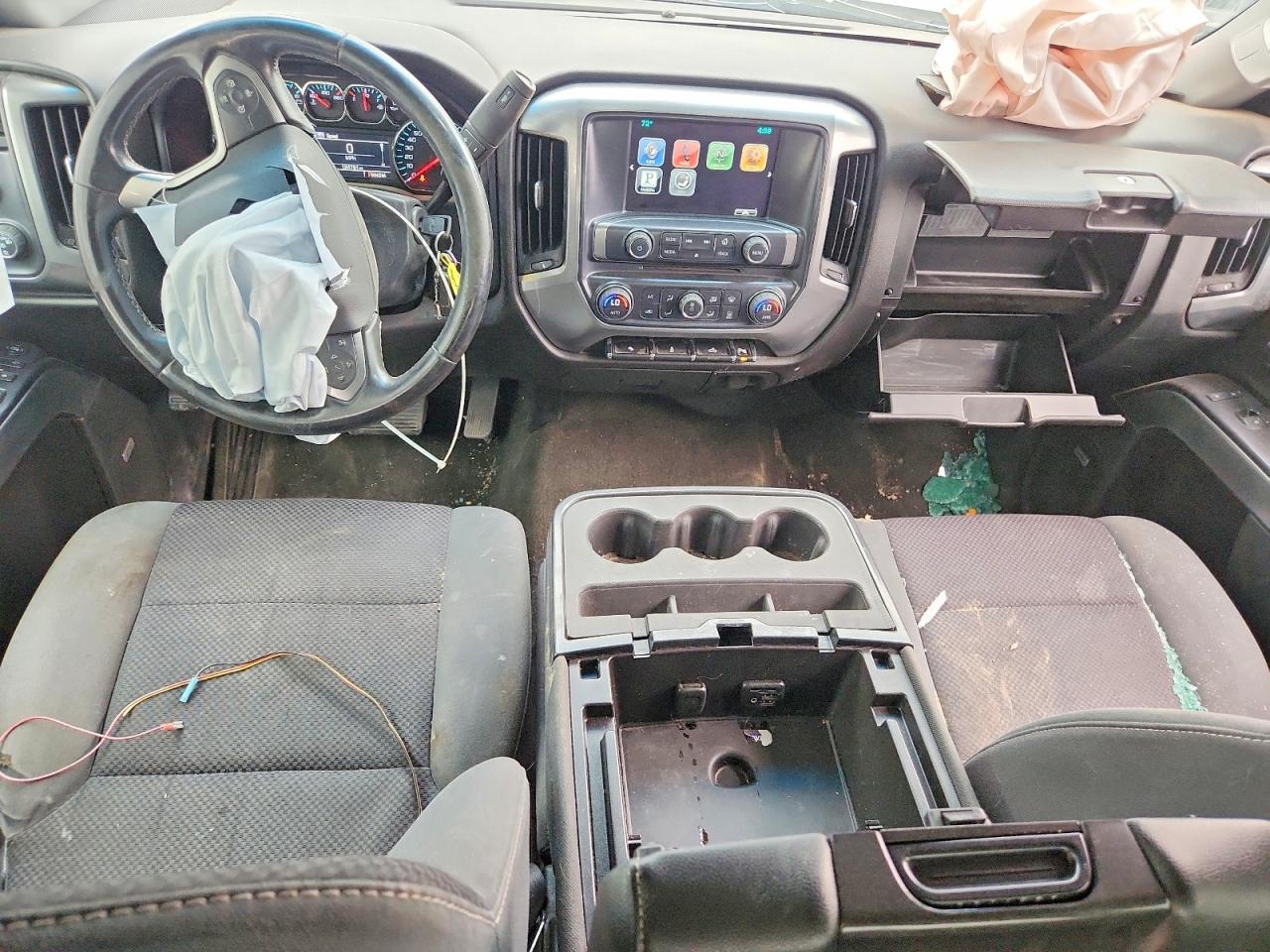 2014 Chevrolet Silverado K1500 Lt White vin: 3GCUKREC8EG359165
