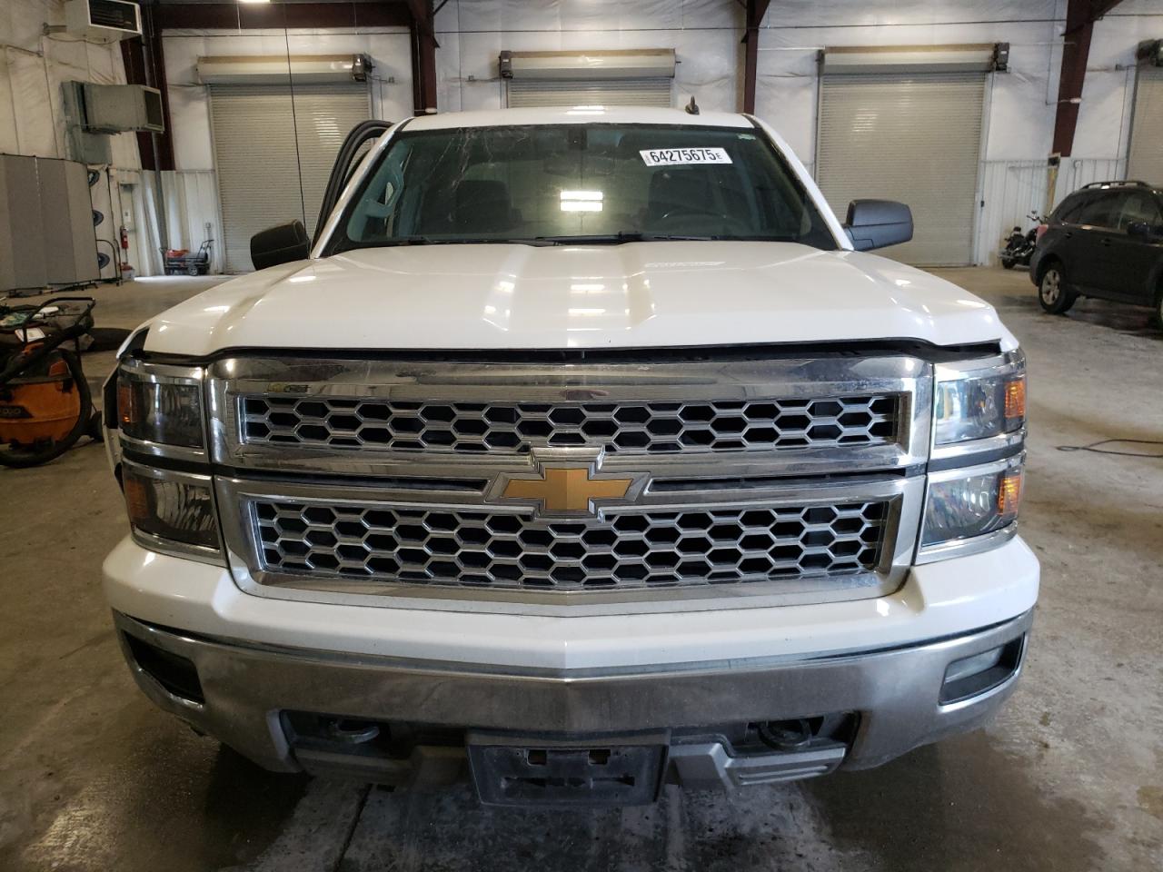 2014 Chevrolet Silverado K1500 Lt White vin: 3GCUKREC8EG393235