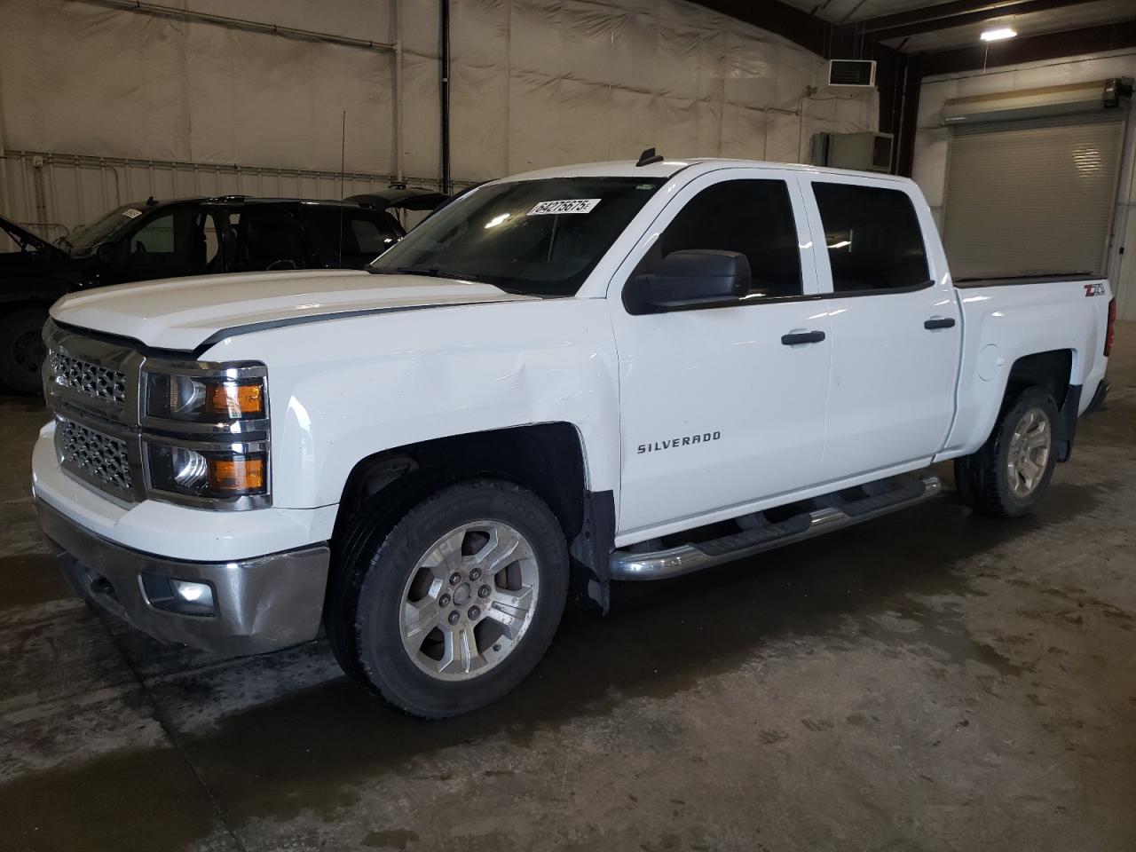 2014 Chevrolet Silverado K1500 Lt White vin: 3GCUKREC8EG393235