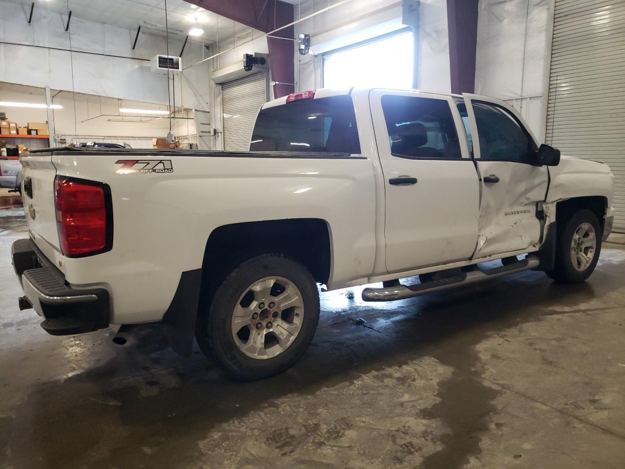 2014 Chevrolet Silverado K1500 Lt White vin: 3GCUKREC8EG393235