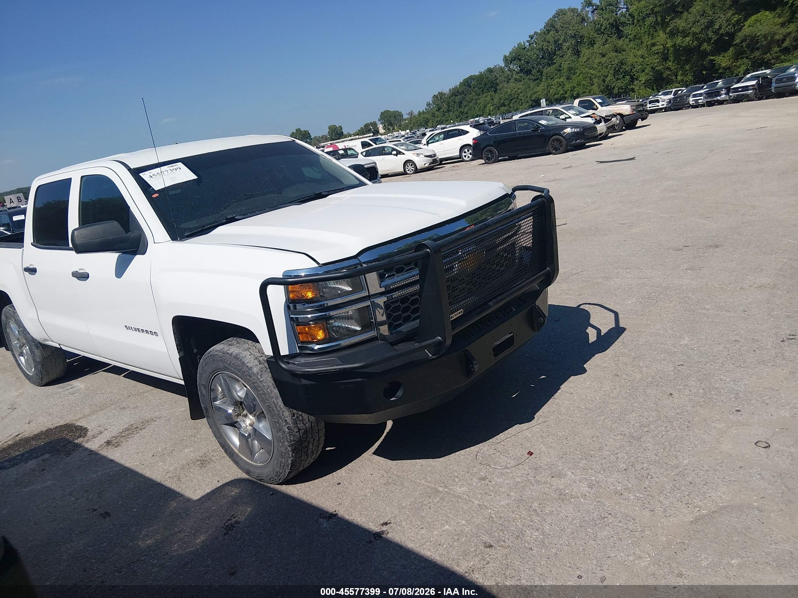 2014 Chevrolet Silverado 1500 Lt White vin: 3GCUKREC8EG449142