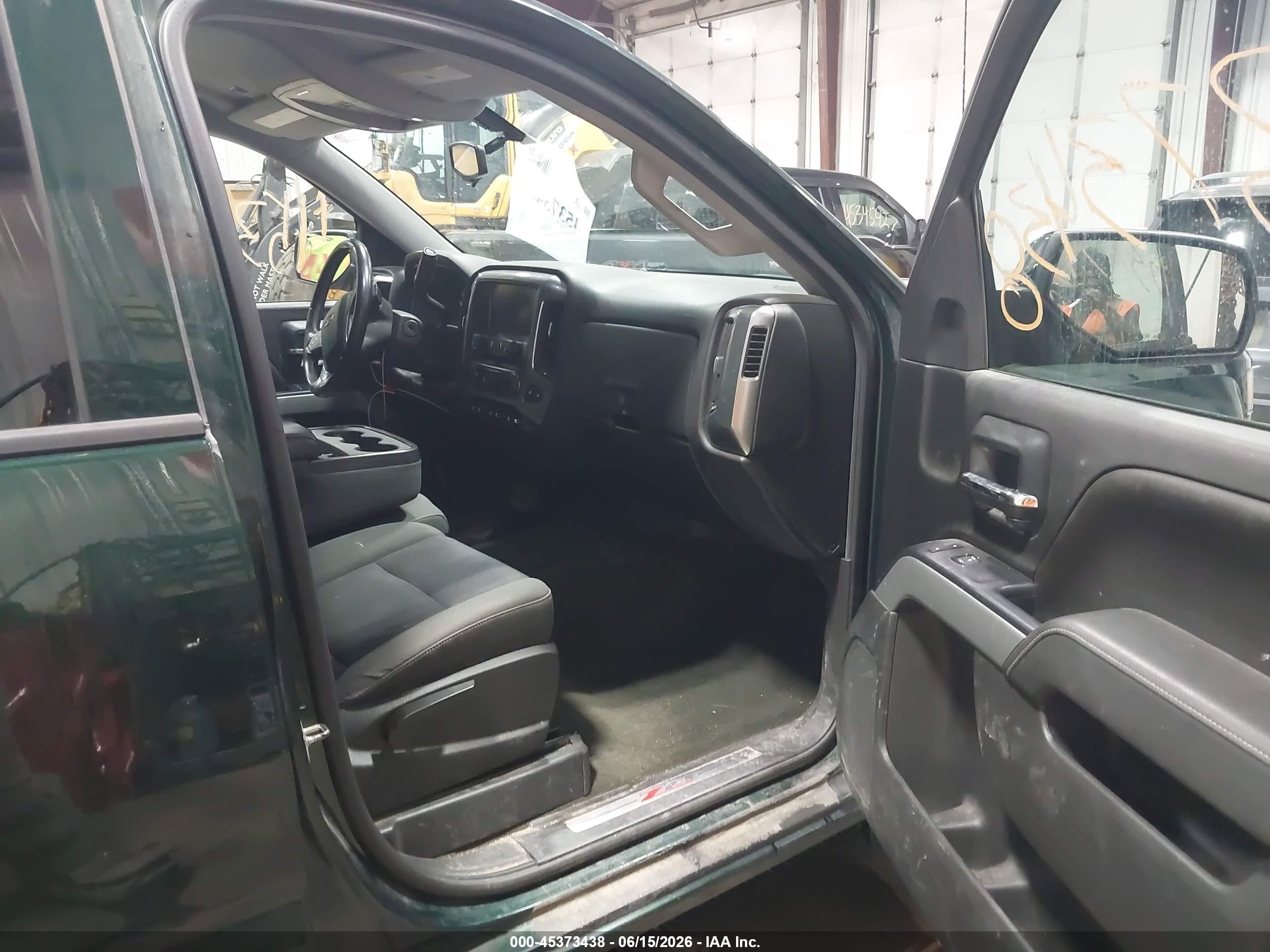 2015 Chevrolet Silverado 1500 2lt Green vin: 3GCUKREC8FG147612