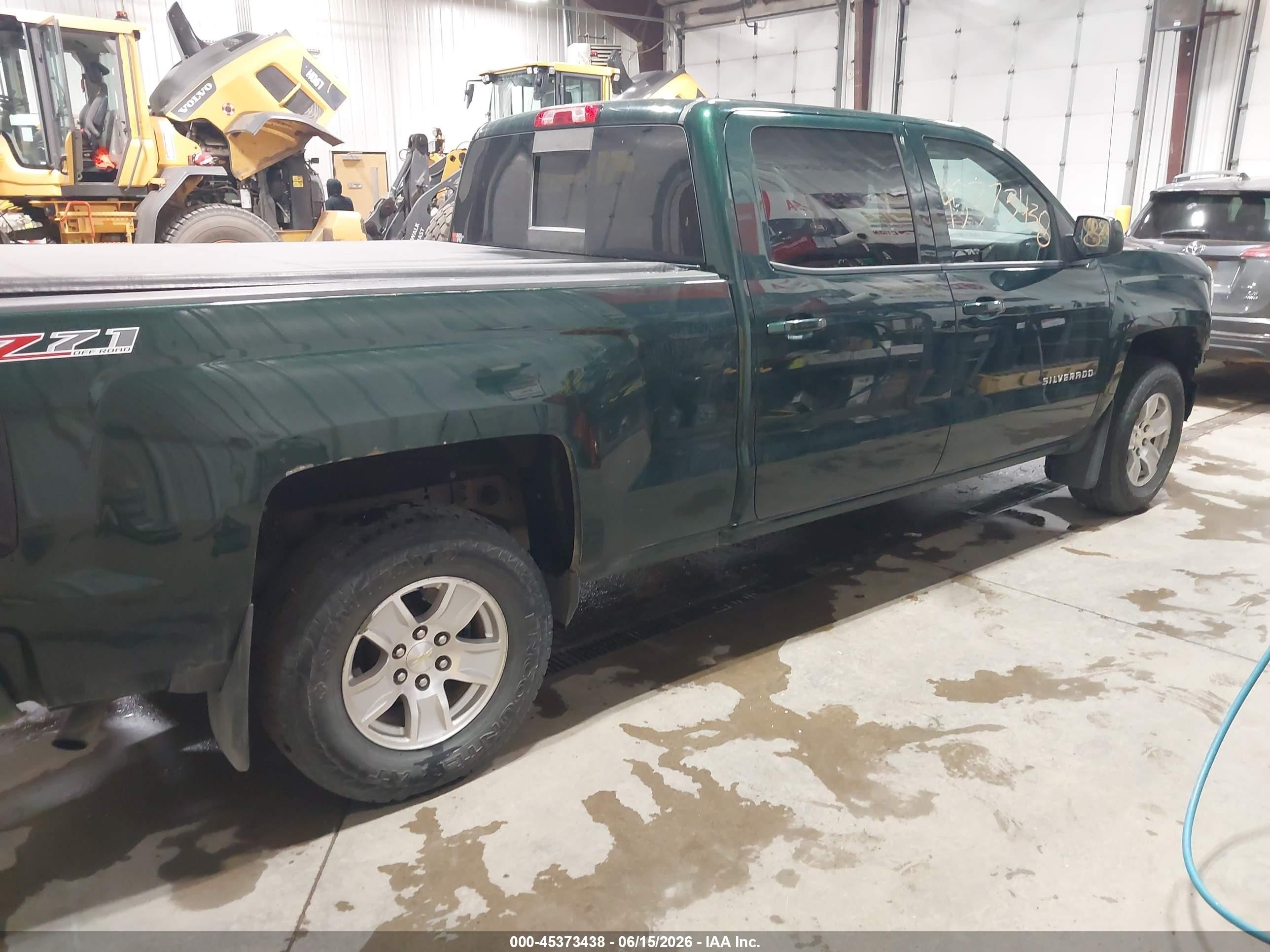 2015 Chevrolet Silverado 1500 2lt Green vin: 3GCUKREC8FG147612