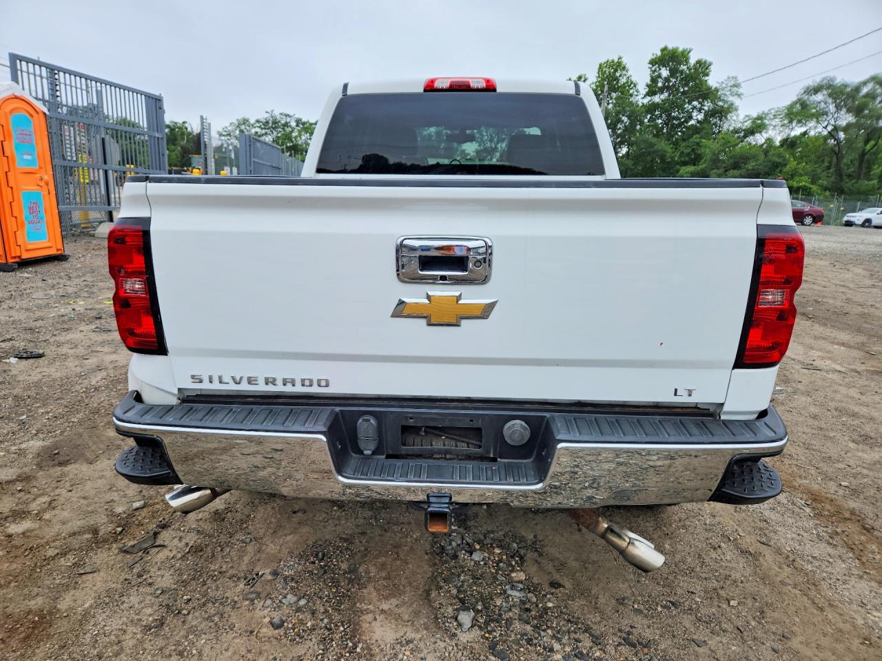 2015 Chevrolet Silverado K1500 Lt Белый vin: 3GCUKREC8FG173837