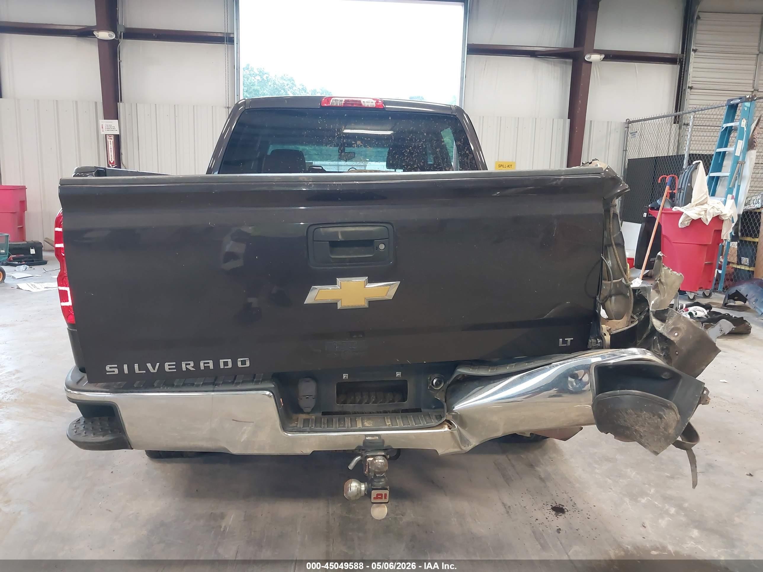 2015 Chevrolet Silverado 1500 2lt Gray vin: 3GCUKREC8FG233471