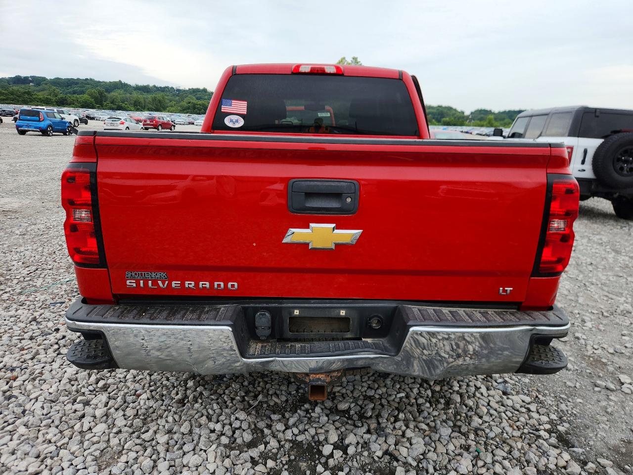 2015 Chevrolet Silverado K1500 Lt Красный vin: 3GCUKREC8FG245829