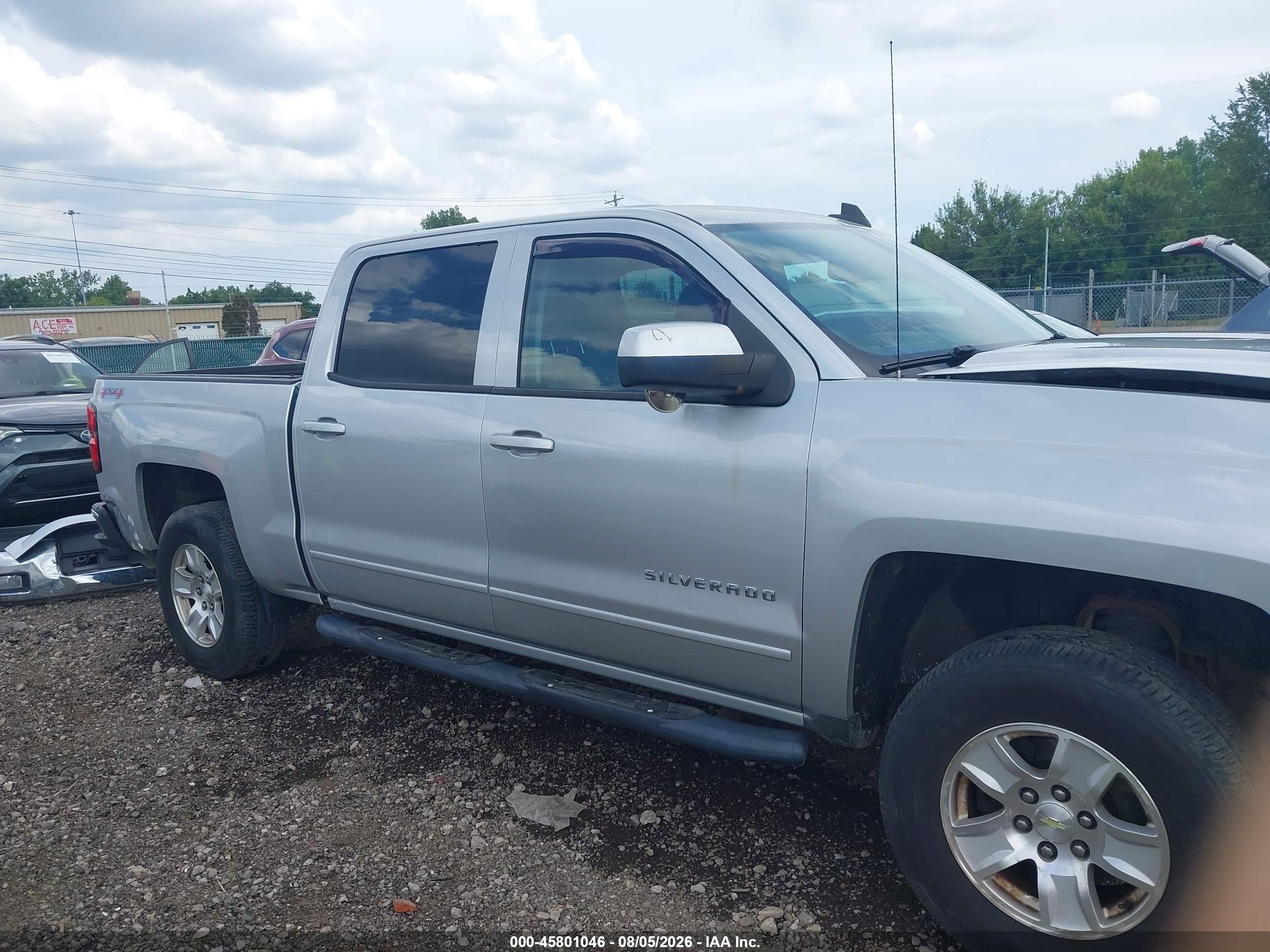 2015 Chevrolet Silverado 1500 Lt Silver vin: 3GCUKREC8FG283884