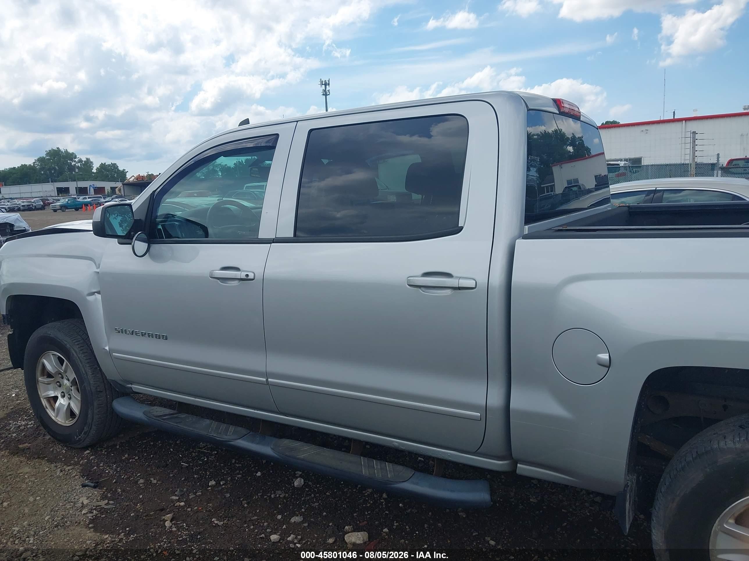 2015 Chevrolet Silverado 1500 Lt Silver vin: 3GCUKREC8FG283884