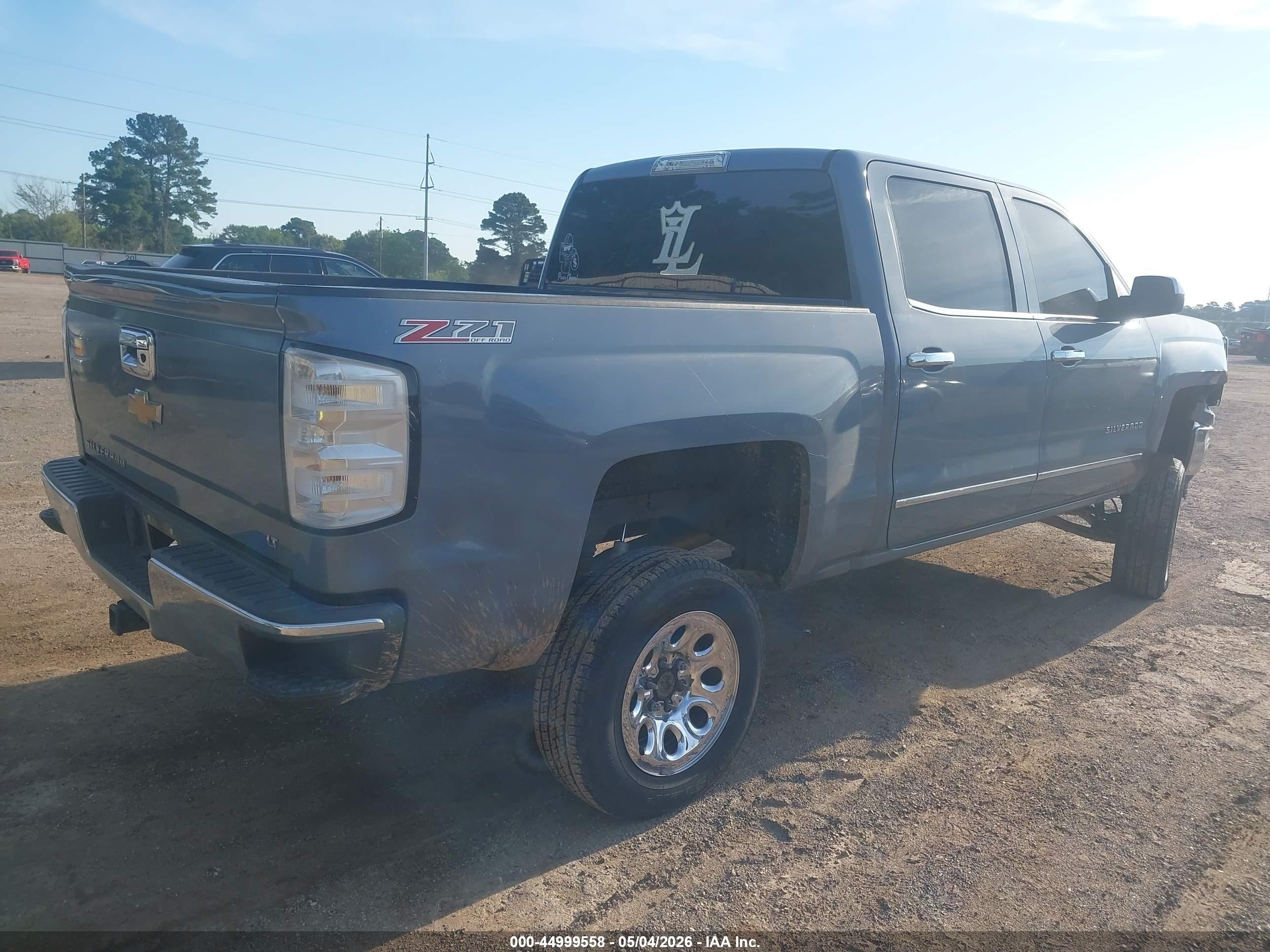 2015 Chevrolet Silverado 1500 2lt Light Blue vin: 3GCUKREC8FG300201