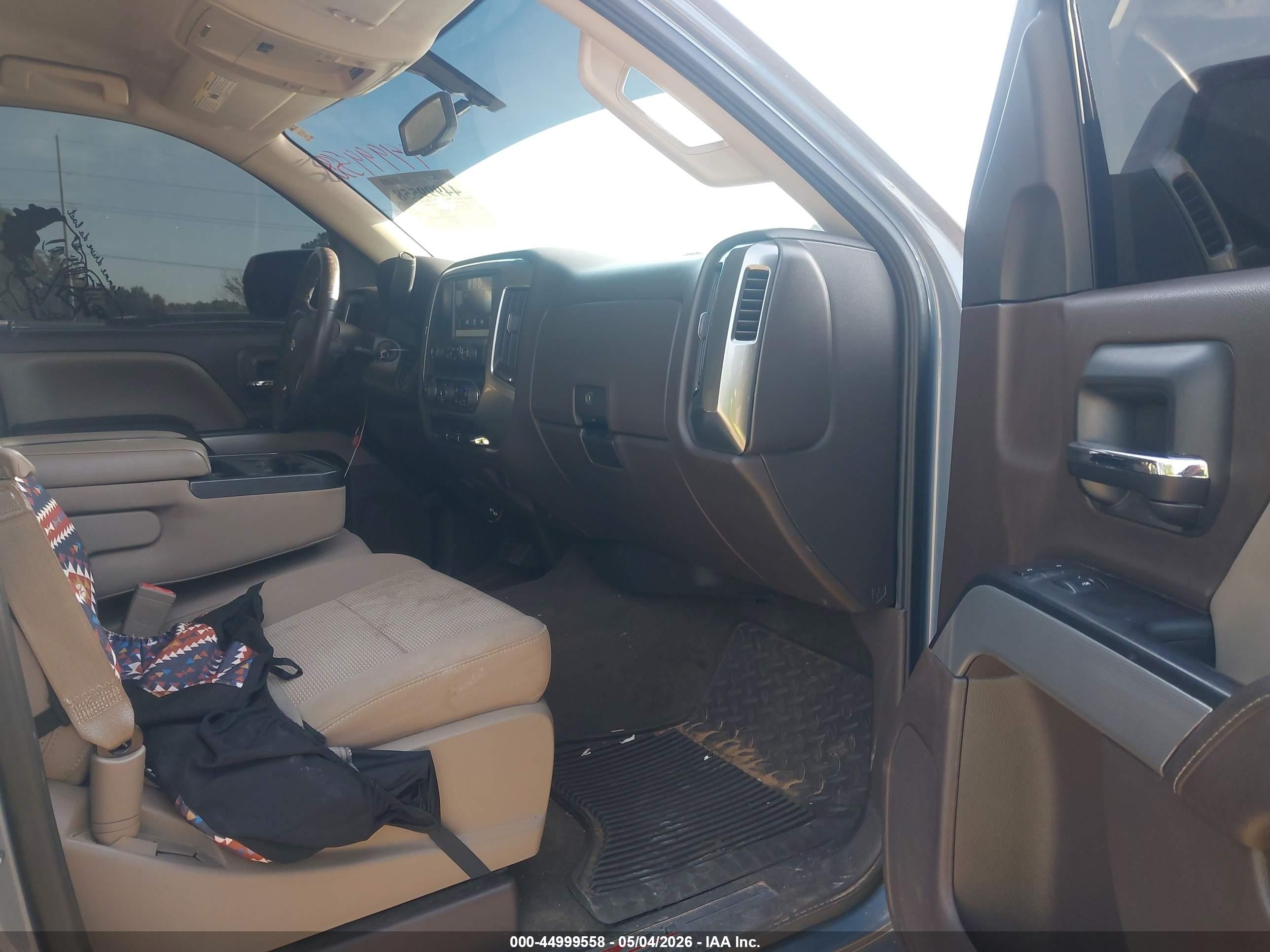 2015 Chevrolet Silverado 1500 2lt Light Blue vin: 3GCUKREC8FG300201