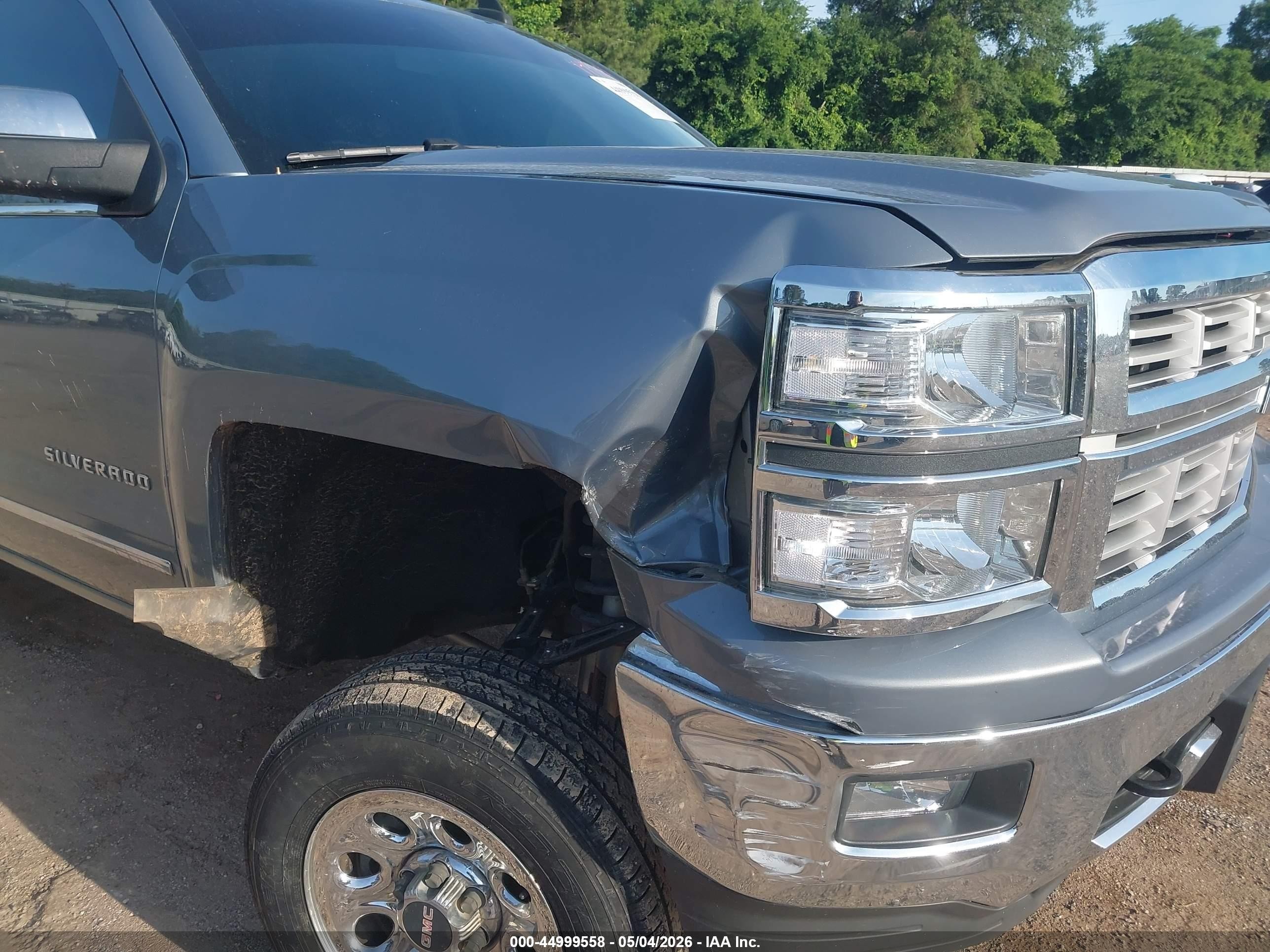2015 Chevrolet Silverado 1500 2lt Light Blue vin: 3GCUKREC8FG300201