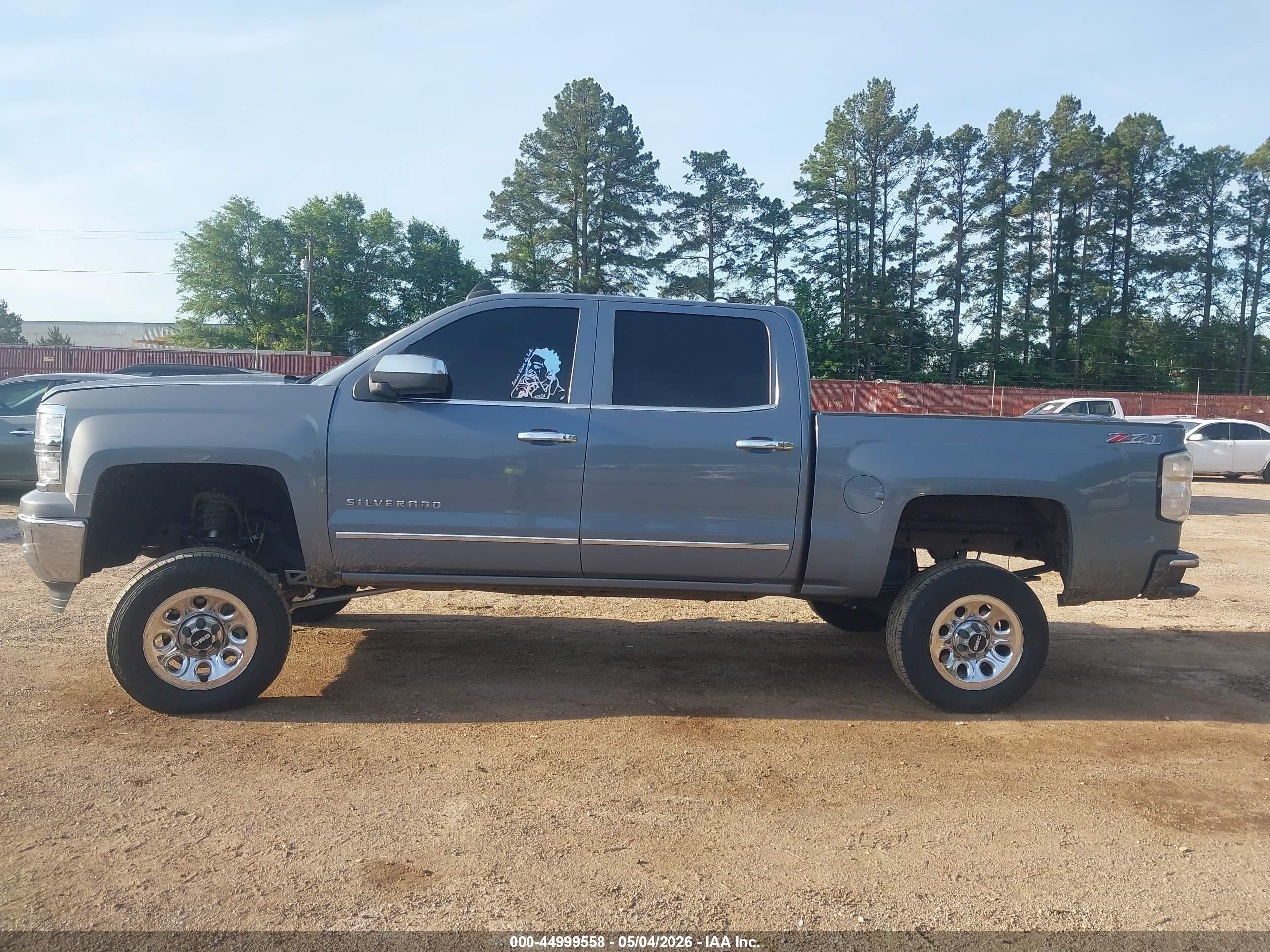 2015 Chevrolet Silverado 1500 2lt Light Blue vin: 3GCUKREC8FG300201