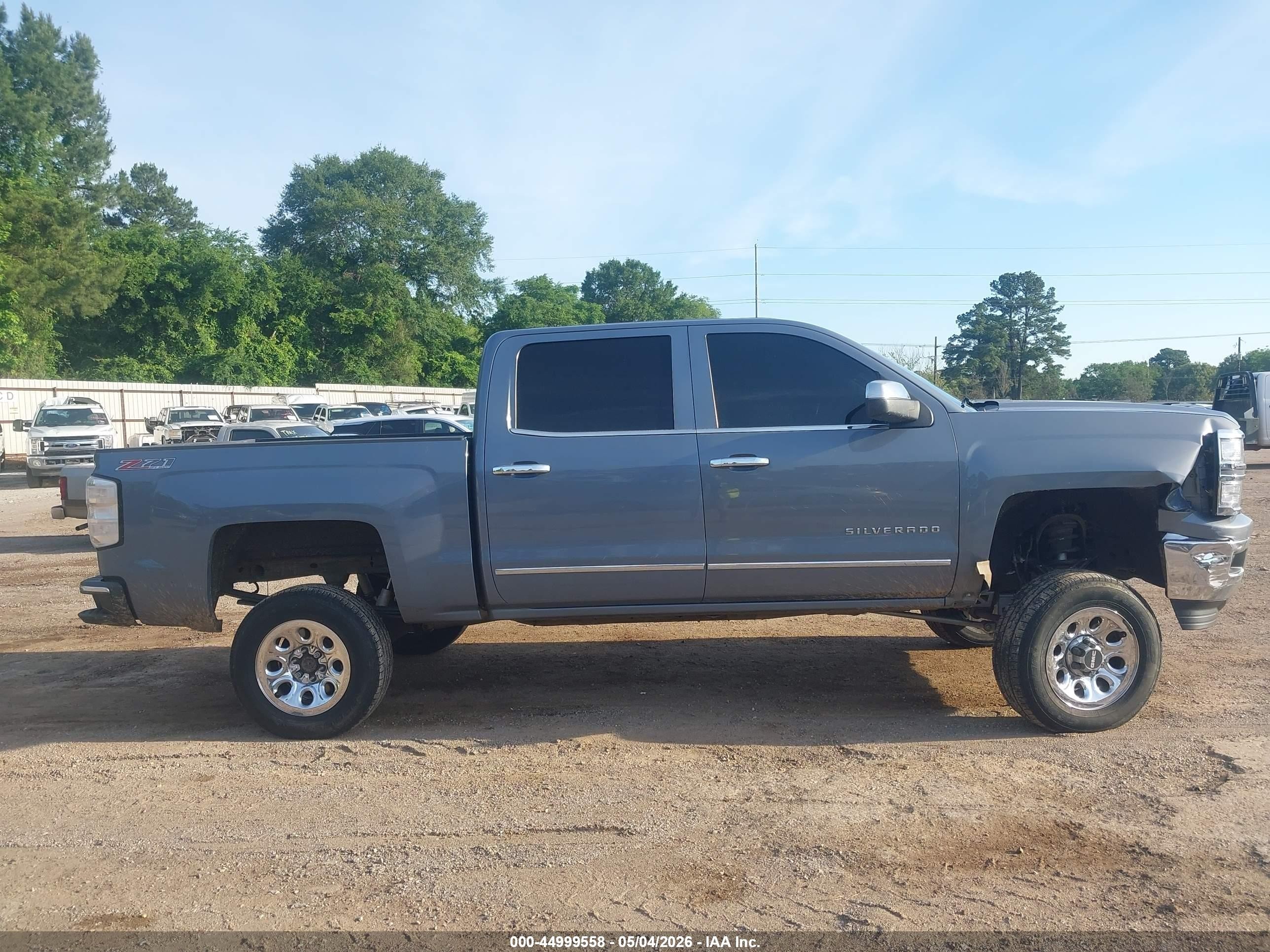 2015 Chevrolet Silverado 1500 2lt Light Blue vin: 3GCUKREC8FG300201