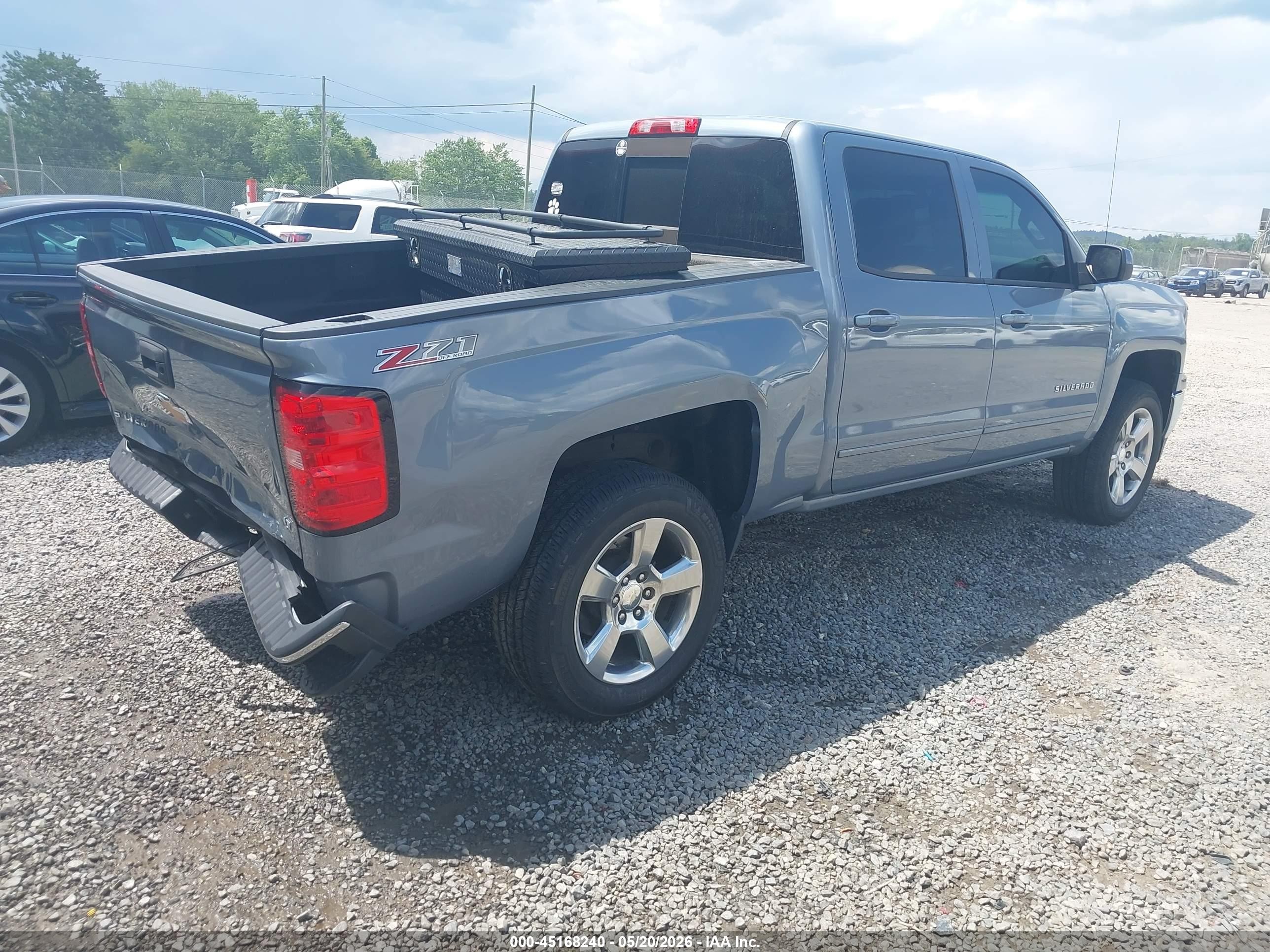 2015 Chevrolet Silverado 1500 2lt Blue vin: 3GCUKREC8FG328855