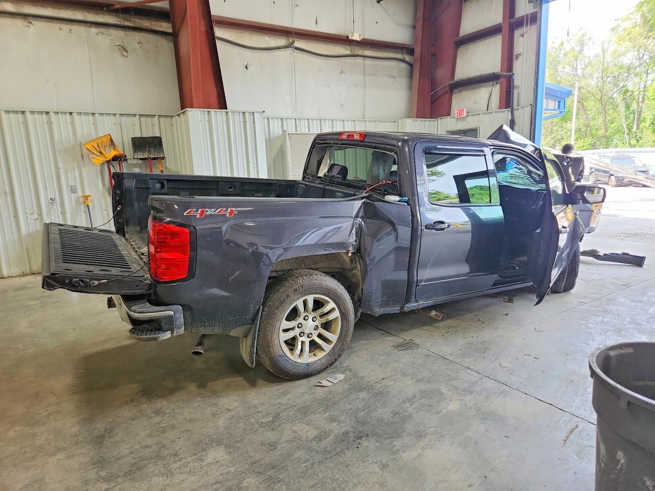 2015 Chevrolet Silverado K1500 Lt Gray vin: 3GCUKREC8FG391938