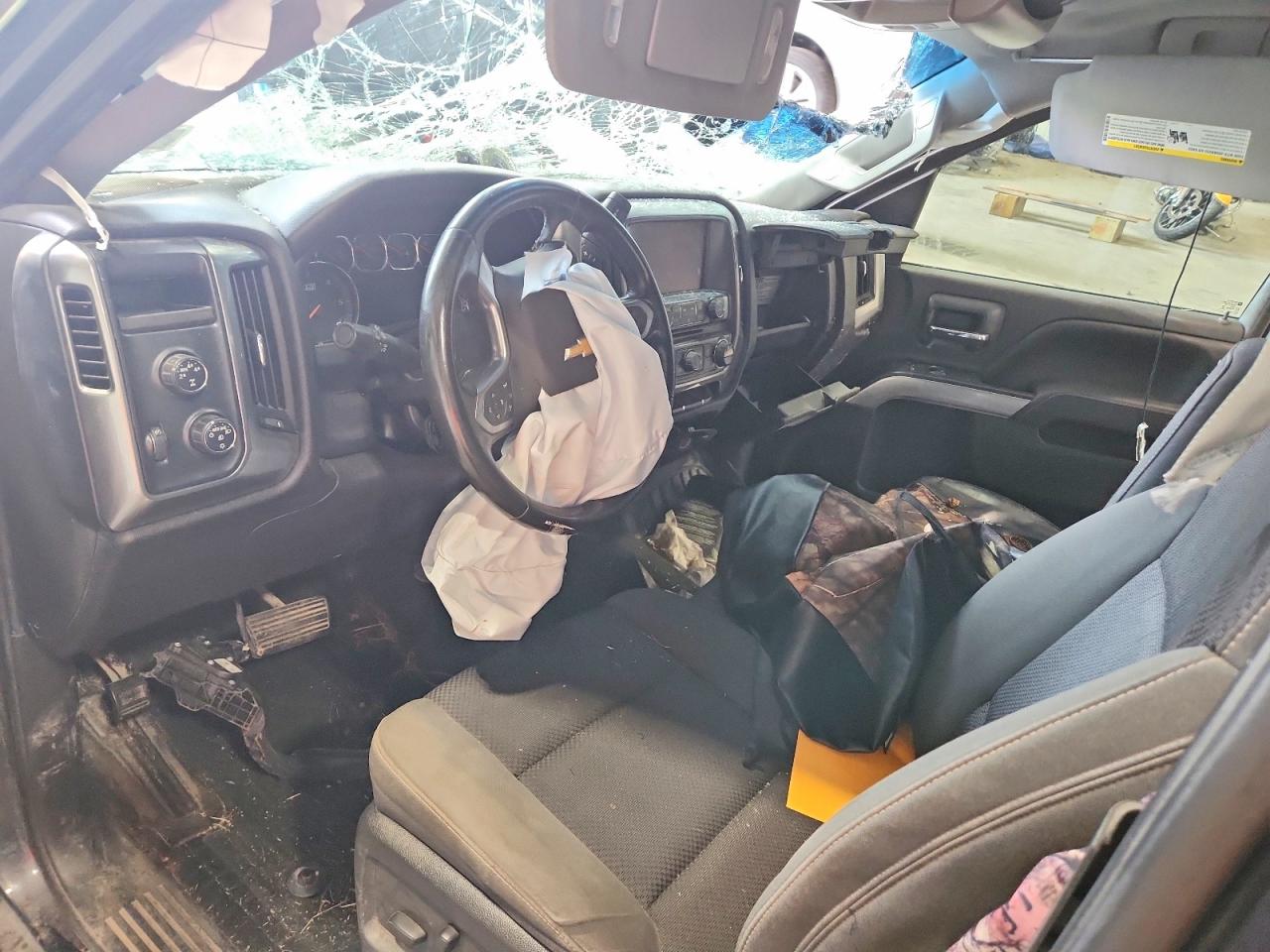 2015 Chevrolet Silverado K1500 Lt Gray vin: 3GCUKREC8FG391938