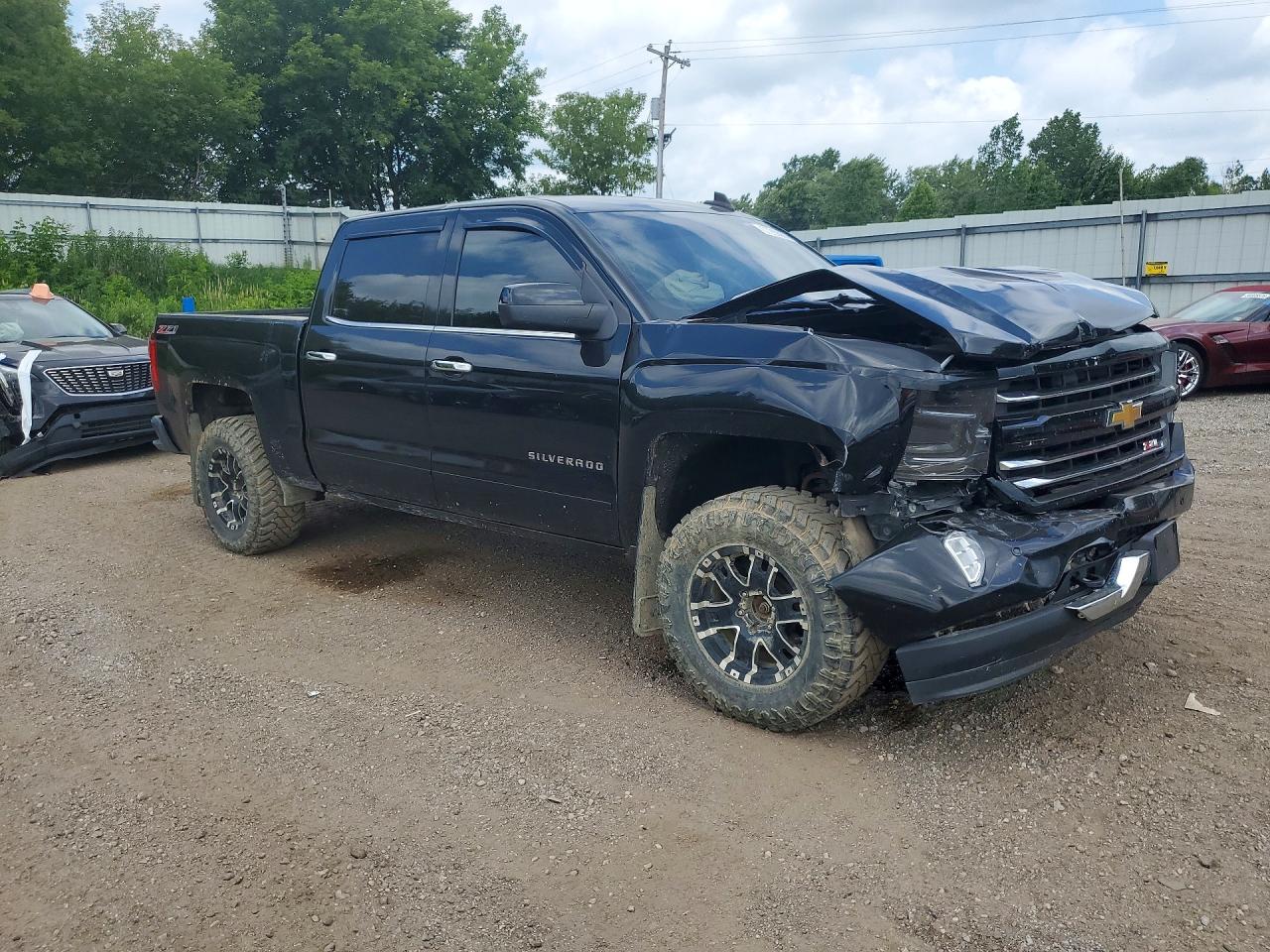 2015 Chevrolet Silverado K1500 Lt Black vin: 3GCUKREC8FG419463
