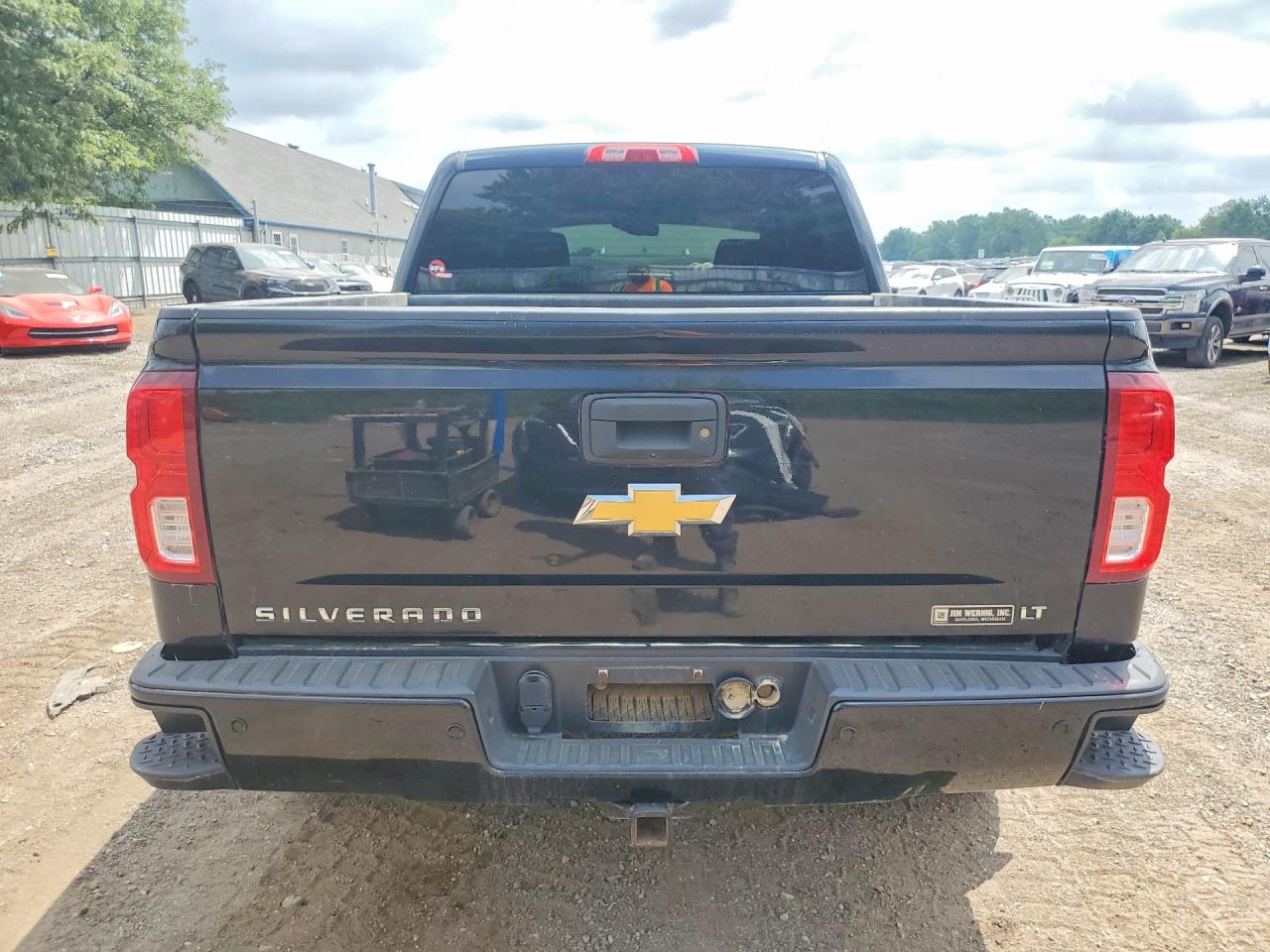 2015 Chevrolet Silverado K1500 Lt Black vin: 3GCUKREC8FG419463