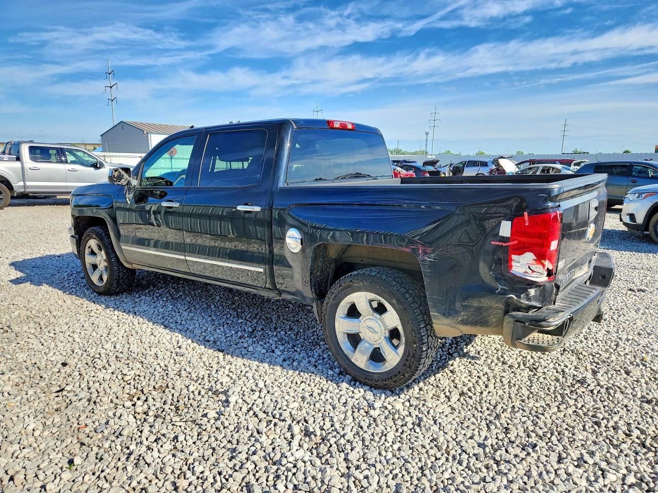 2015 Chevrolet Silverado K1500 Lt Black vin: 3GCUKREC8FG529171