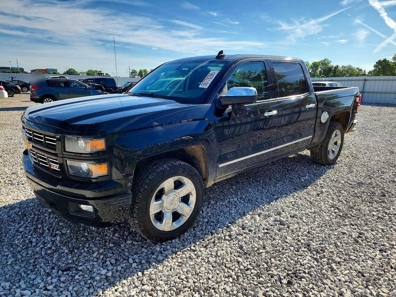 2015 Chevrolet Silverado K1500 Lt Black vin: 3GCUKREC8FG529171