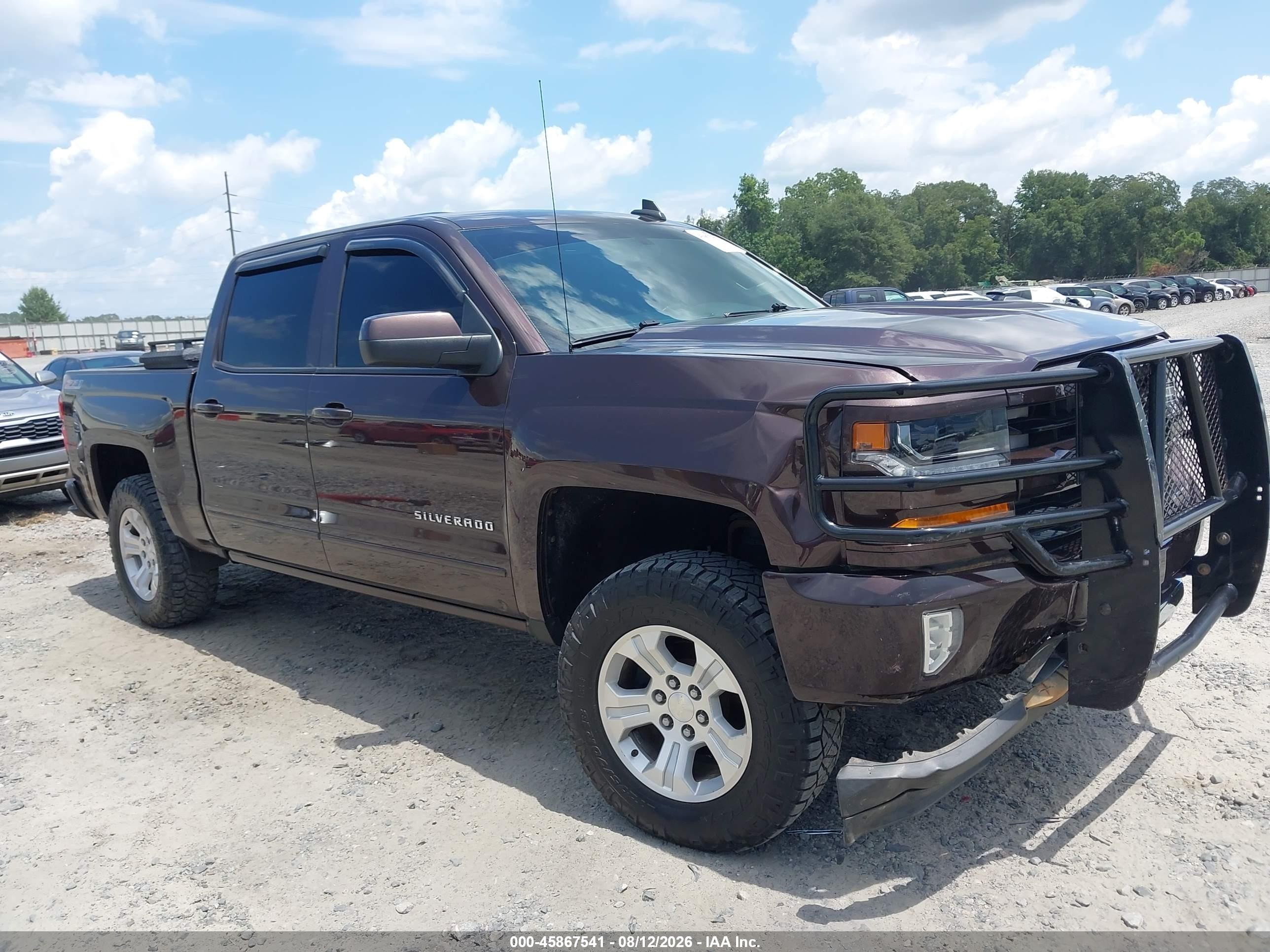 2016 Chevrolet Silverado 1500 Lt Burgundy vin: 3GCUKREC8GG303875