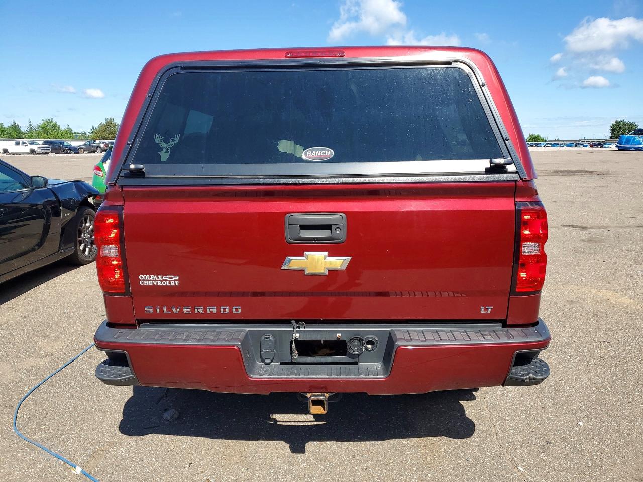 2017 Chevrolet Silverado K1500 Lt Red vin: 3GCUKREC8HG285718