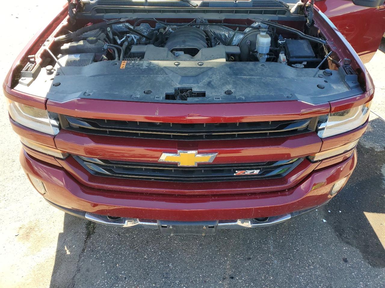 2017 Chevrolet Silverado K1500 Lt Red vin: 3GCUKREC8HG285718